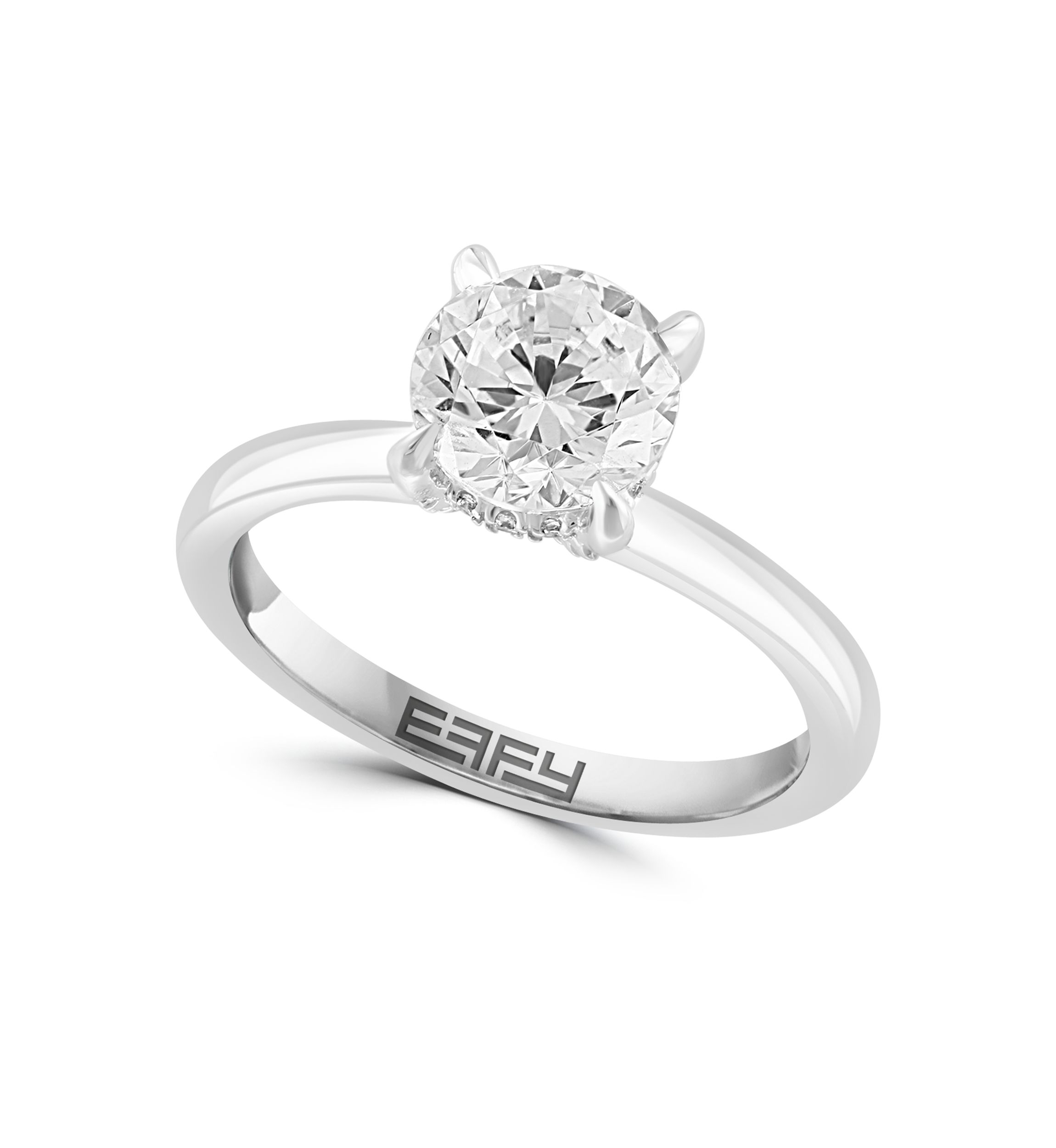 1.59 ct. t.w. Lab-Created Diamond Solitaire Ring in 14K White Gold
