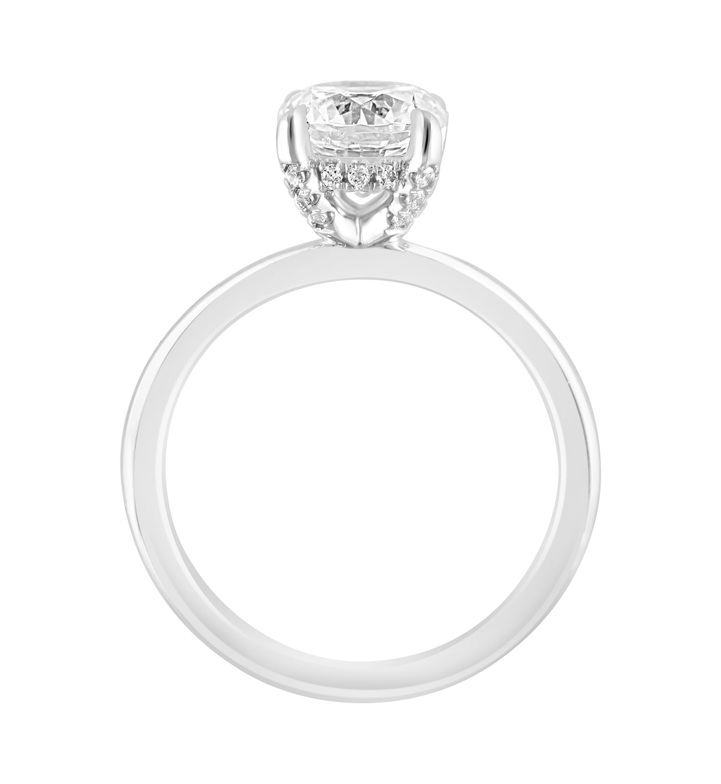 1.59 ct. t.w. Lab-Created Diamond Solitaire Ring in 14K White Gold