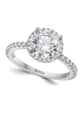 Effy 2.46 Ct. T.w. Lab Created Diamond Round Solitaire Ring In 14K White Gold