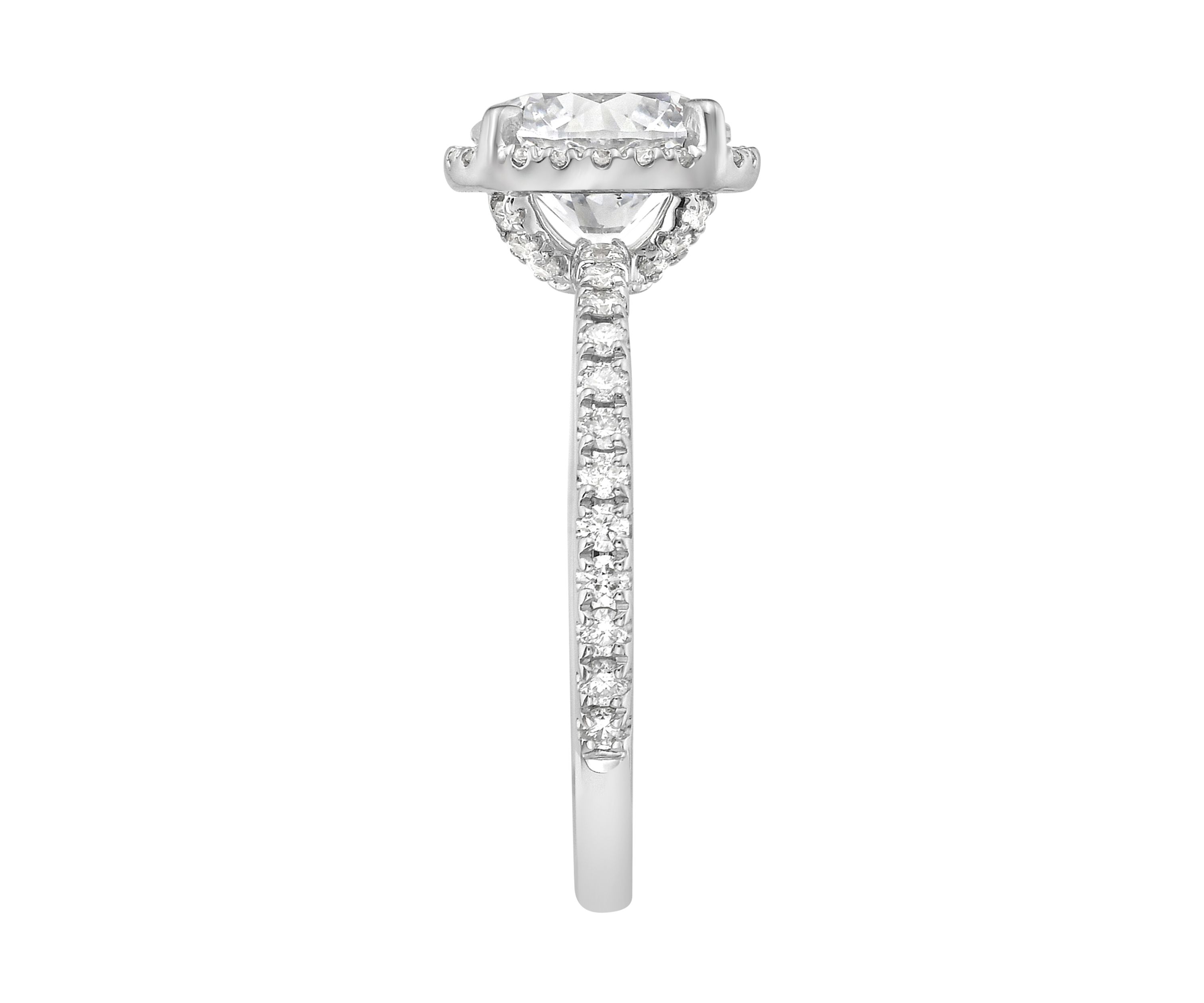 2.46 ct. t.w. Lab Created Diamond Round Solitaire Ring in 14K White Gold