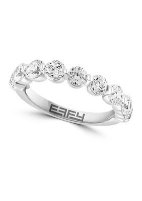Effy 2.06 Ct. T.w. Lab Created Diamond Band Ring In 14K White Gold