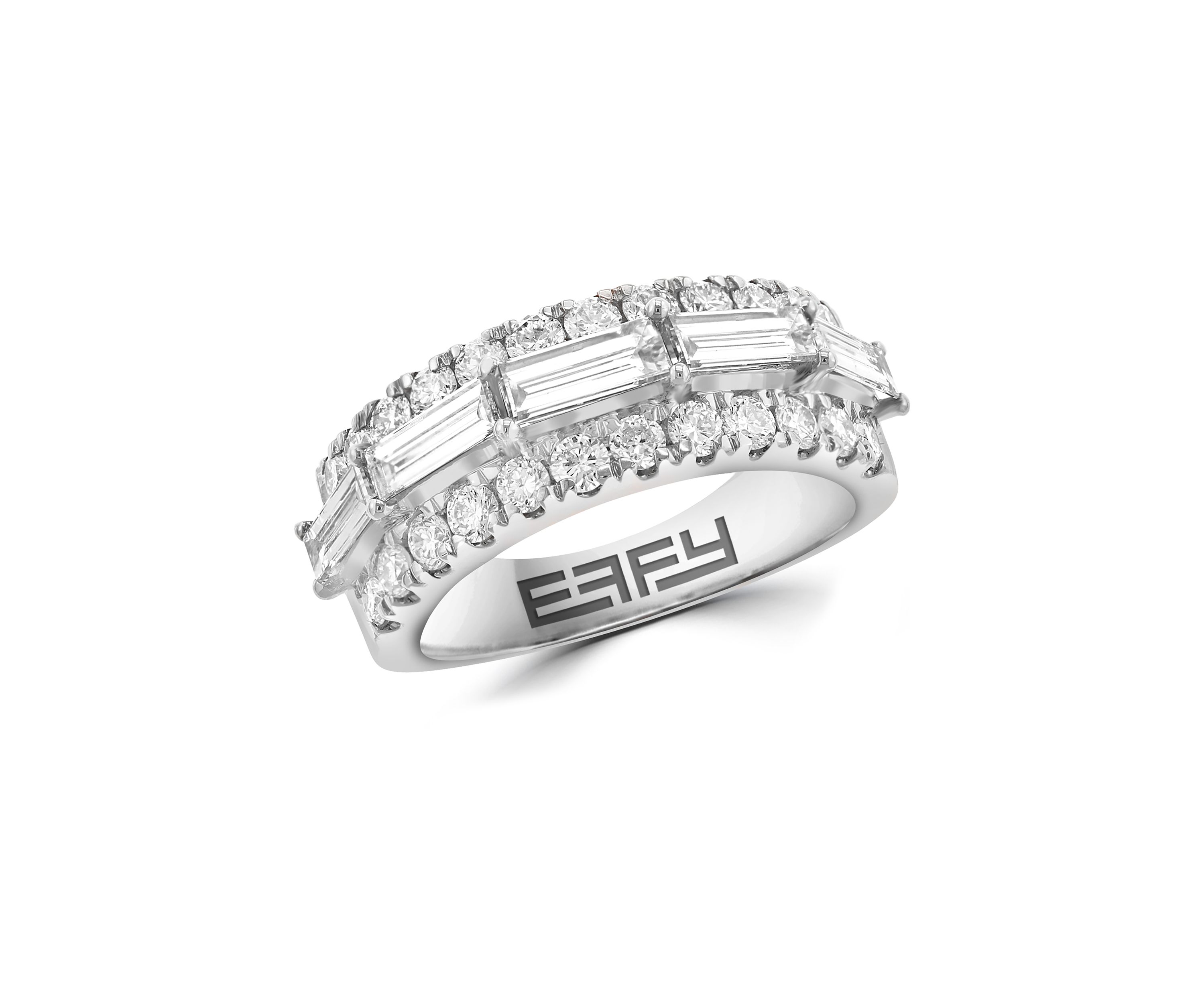 Lab Grown Diamond Ring in 14K White Gold