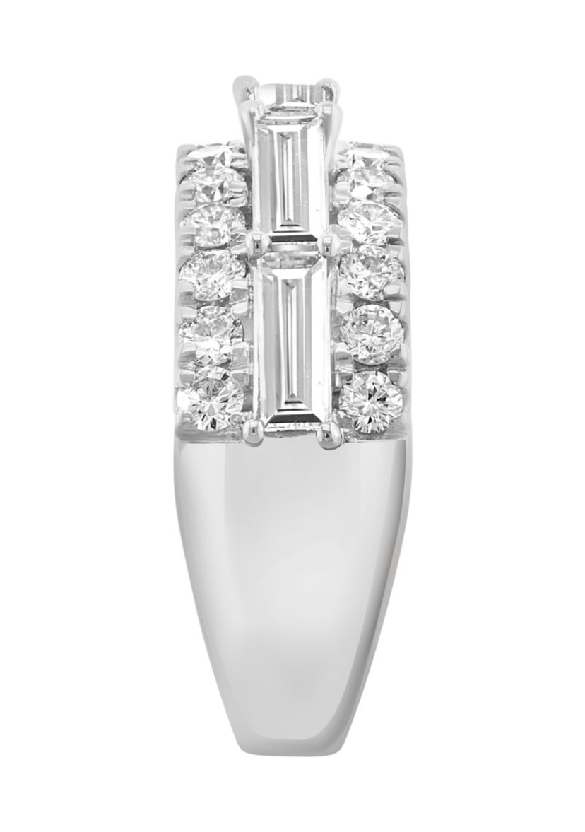 Lab Grown Diamond Ring in 14K White Gold