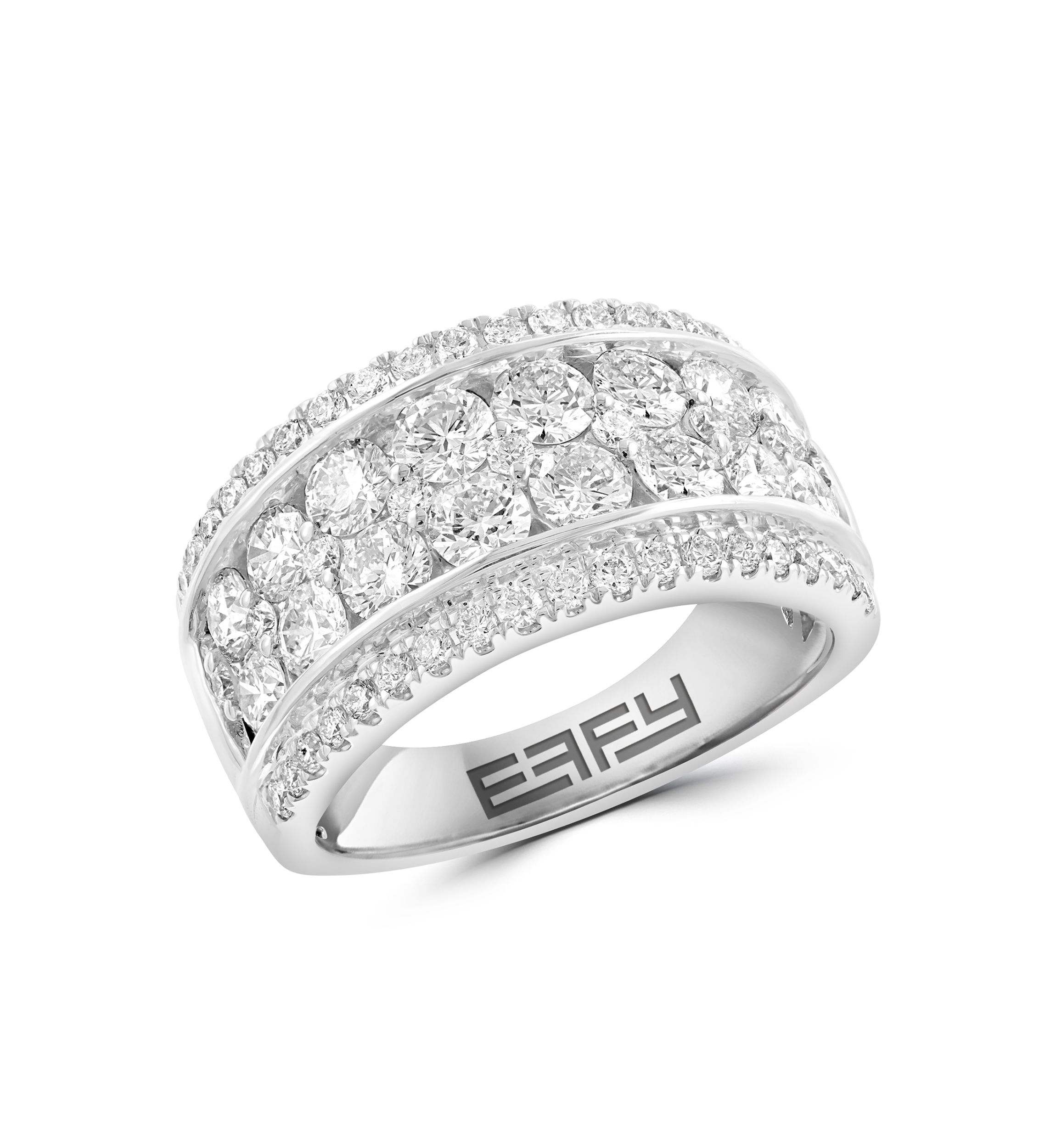 14K White Gold Lab Grown Diamond Ring 