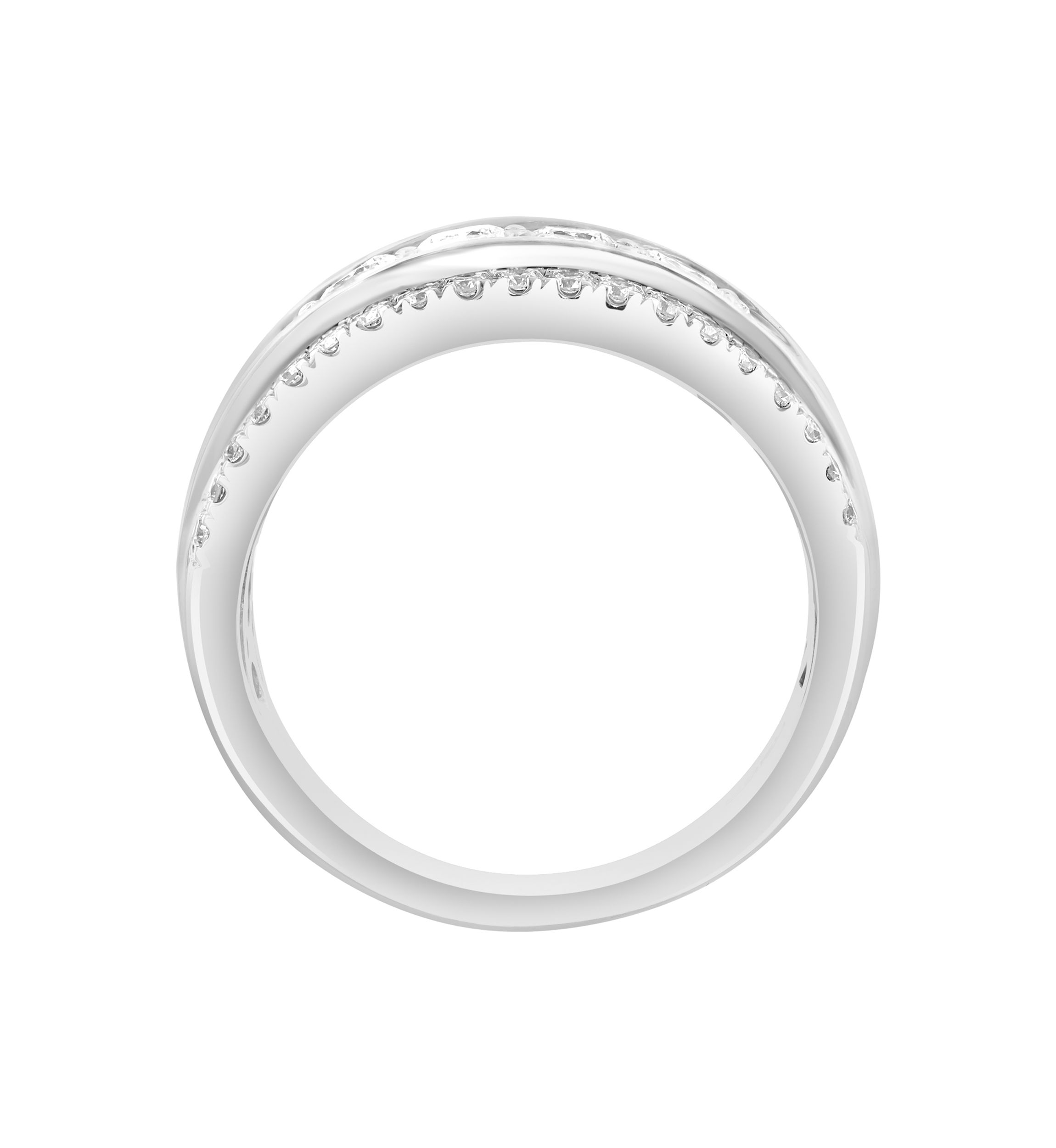 14K White Gold Lab Grown Diamond Ring 