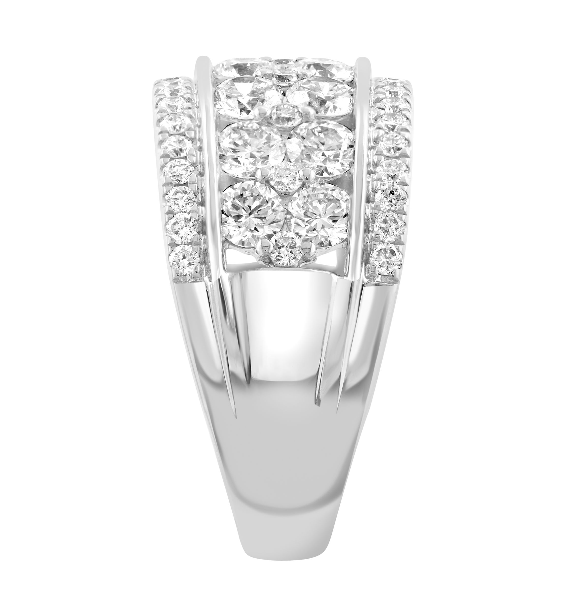 14K White Gold Lab Grown Diamond Ring 