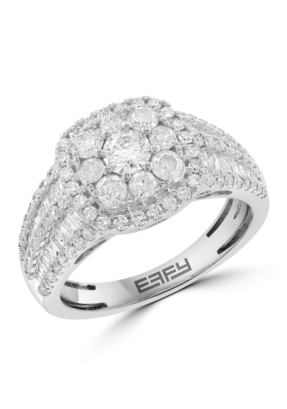 1.5 ct. t.w. Lab Grown Diamond Ring in Sterling Silver