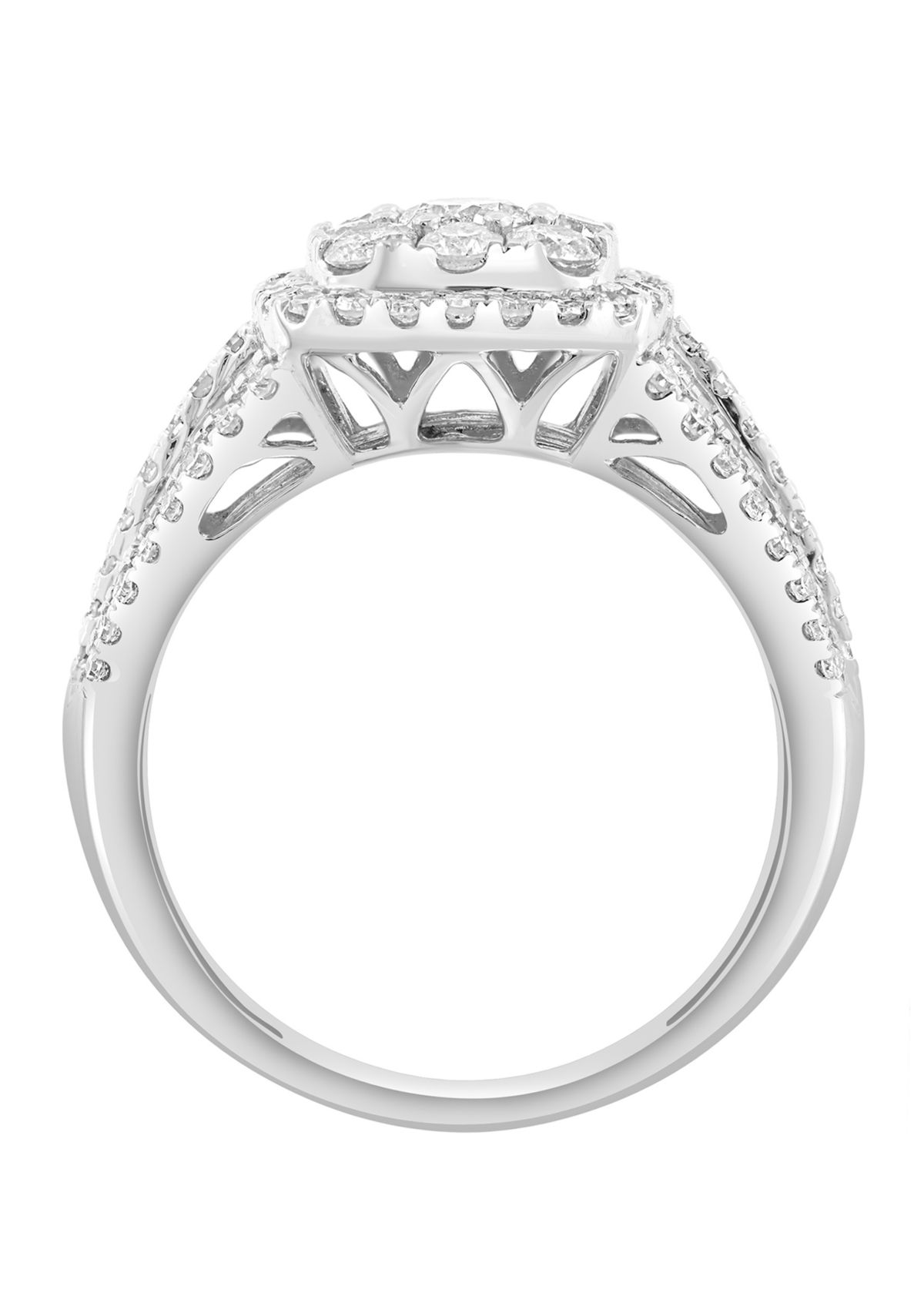 1.5 ct. t.w. Lab Grown Diamond Ring in Sterling Silver