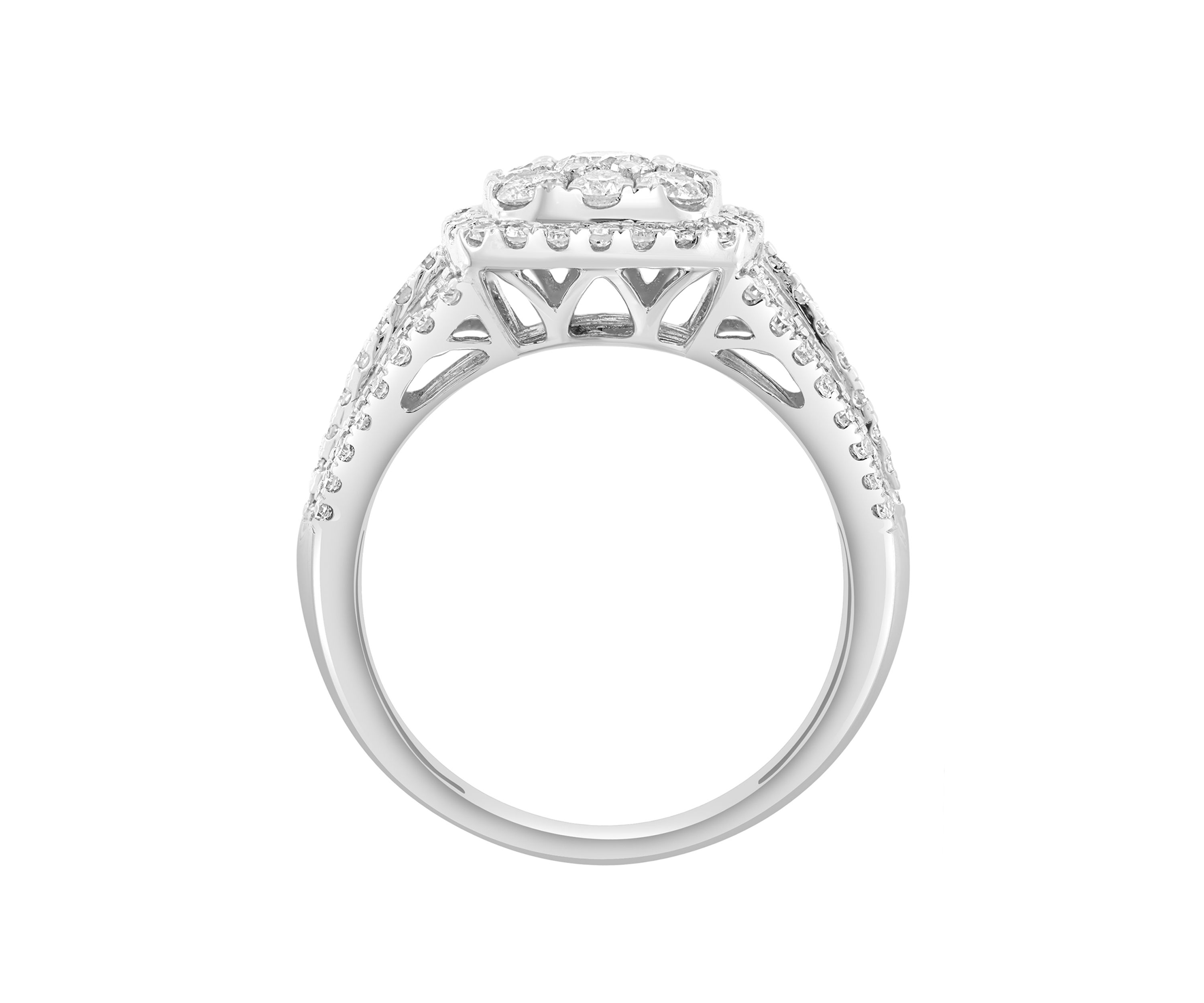 1.5 ct. t.w. Lab Grown Diamond Ring in Sterling Silver