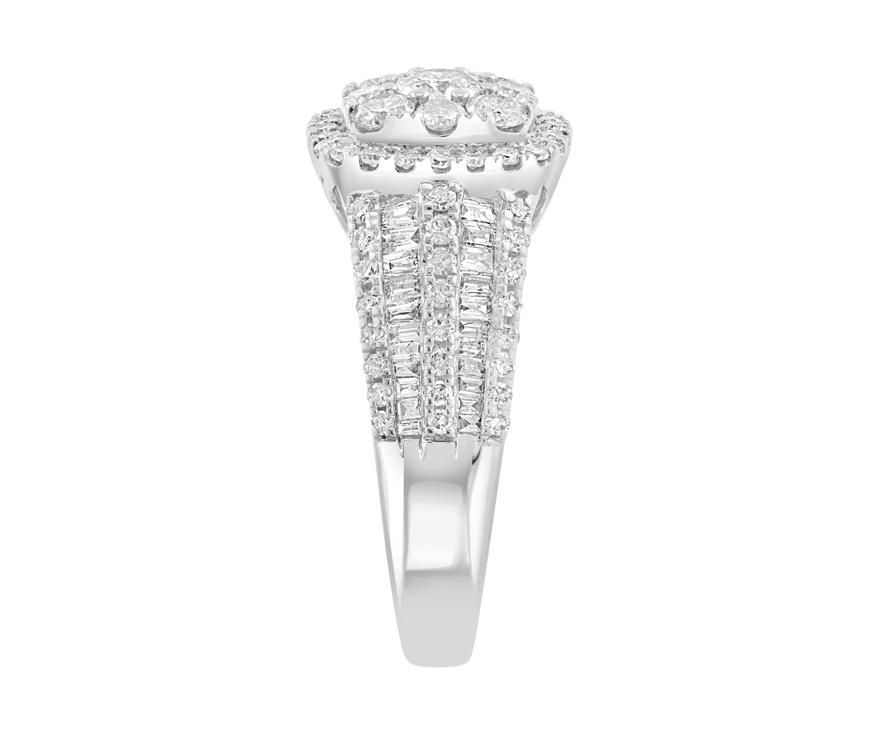 1.5 ct. t.w. Lab Grown Diamond Ring in Sterling Silver