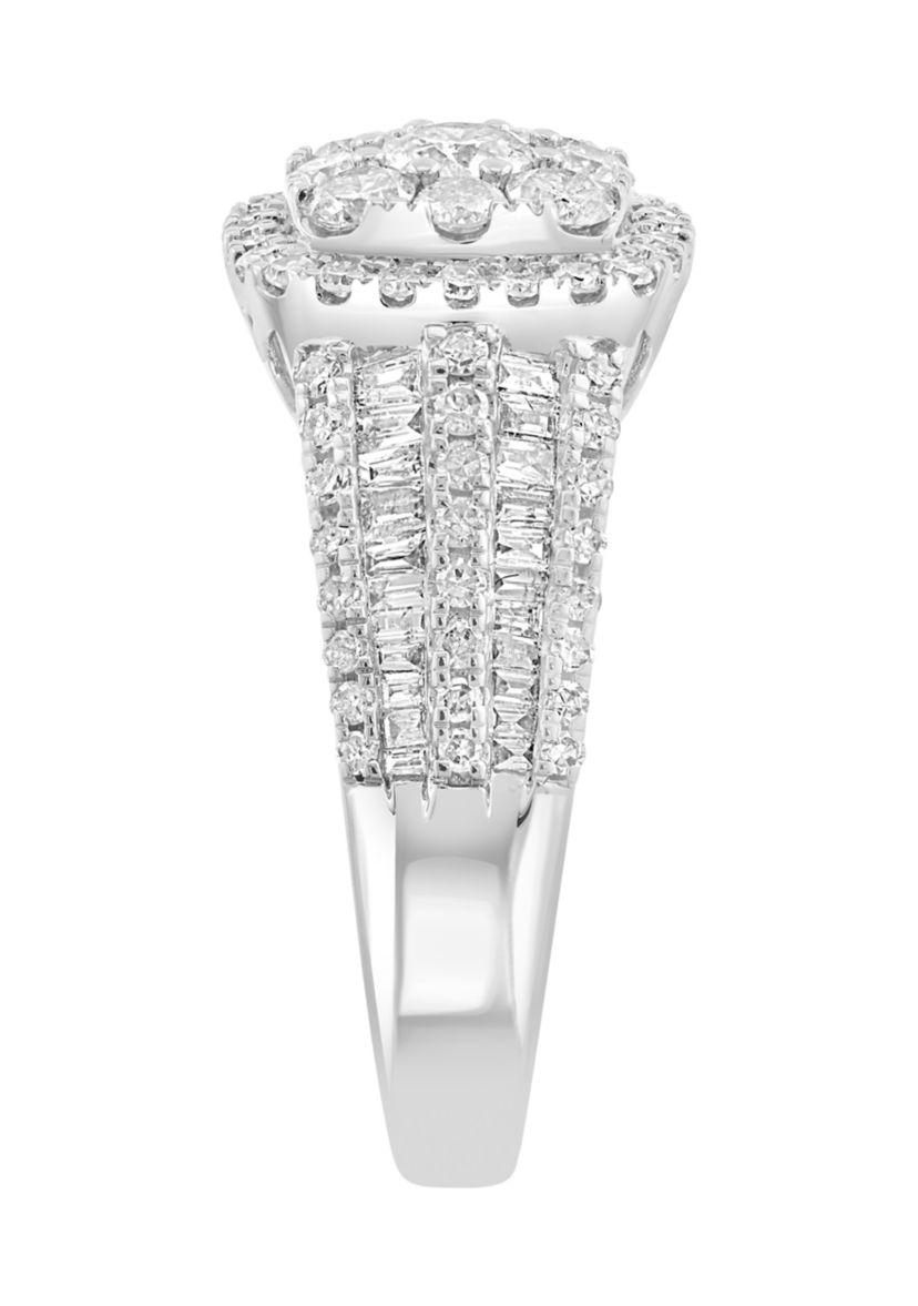 1.5 ct. t.w. Lab Grown Diamond Ring in Sterling Silver