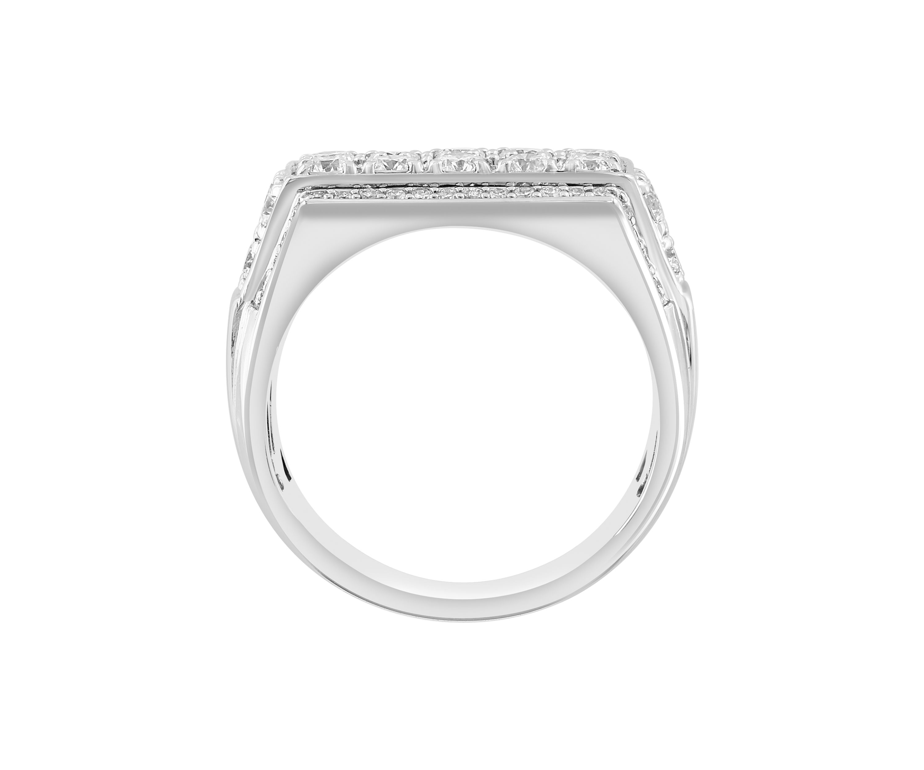 Lab Created Diamond Ring in 14K White Gold