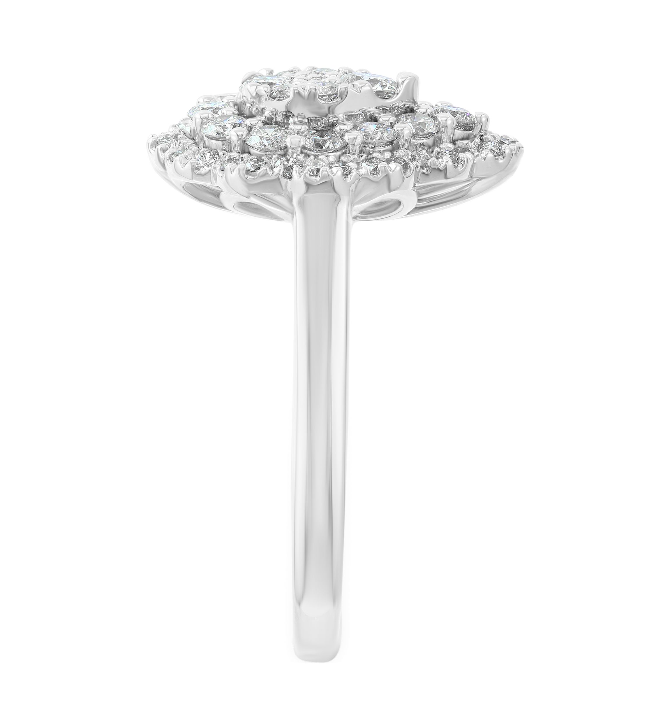 3/4 ct. t.w. Lab Grown Diamond Ring in Sterling Silver 
