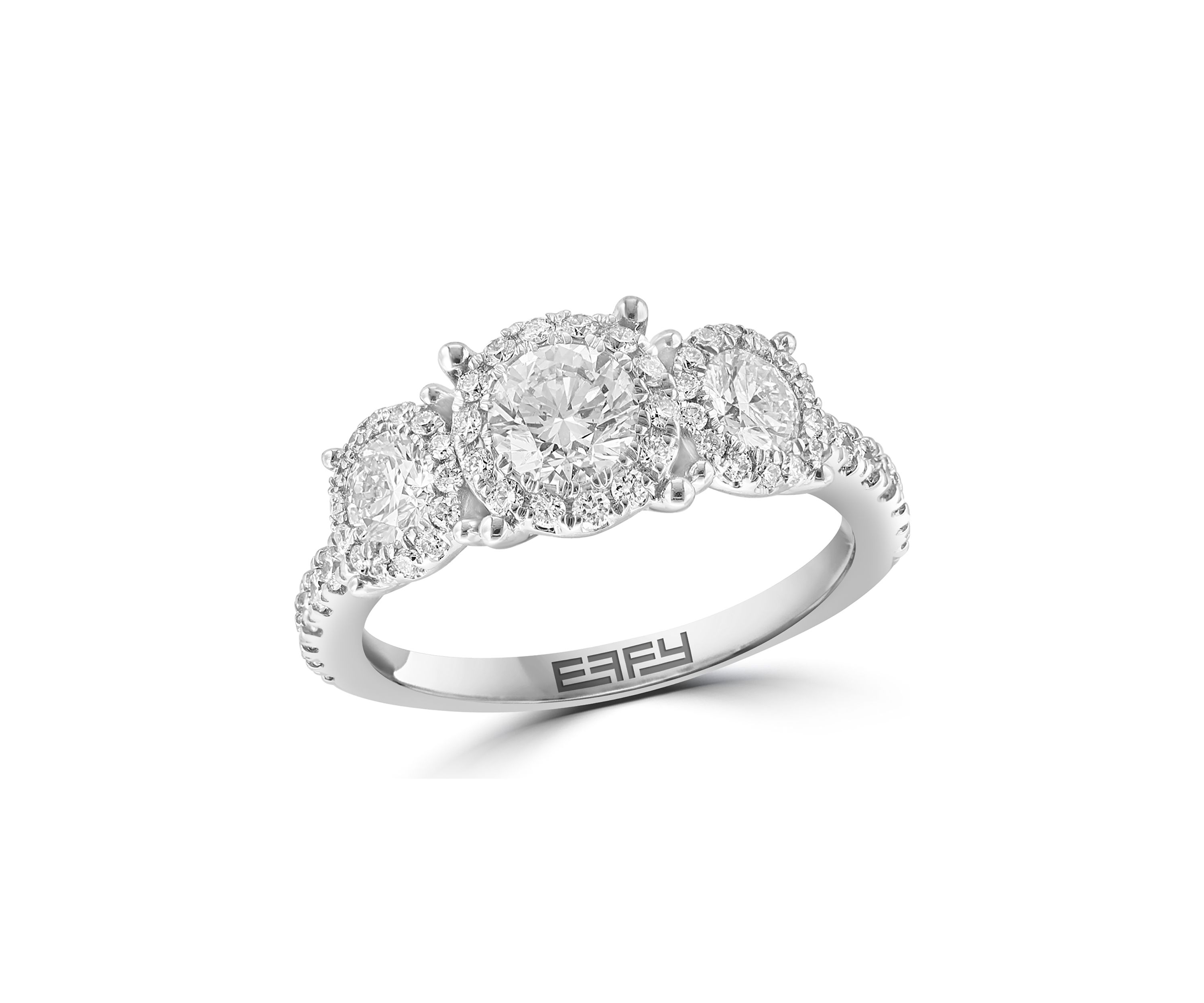 1.45 ct. t.w. Lab Created Diamond Ring in 14K White Gold