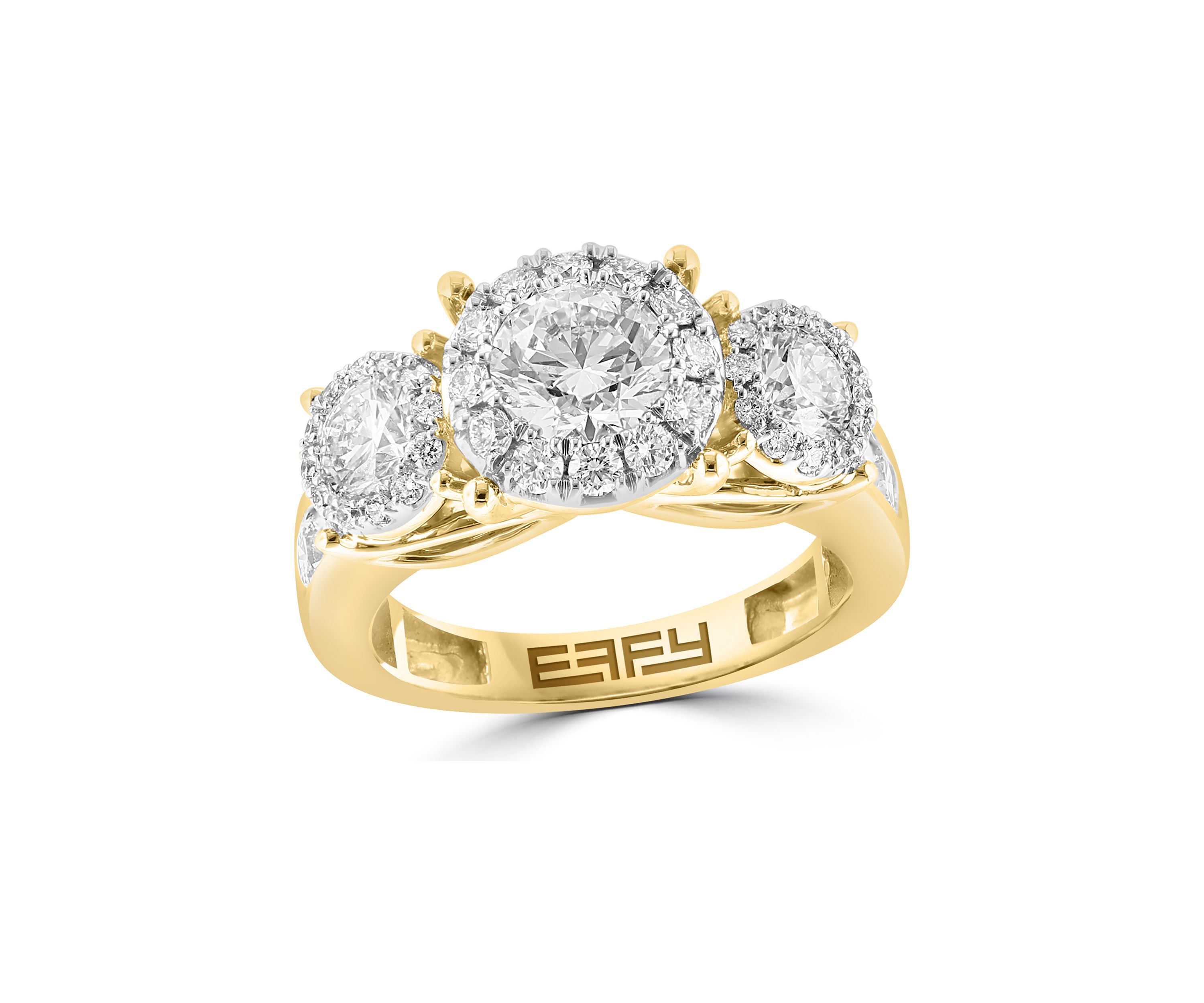 2.89 ct. t.w. Lab Grown Diamond Ring in 14K Yellow Gold