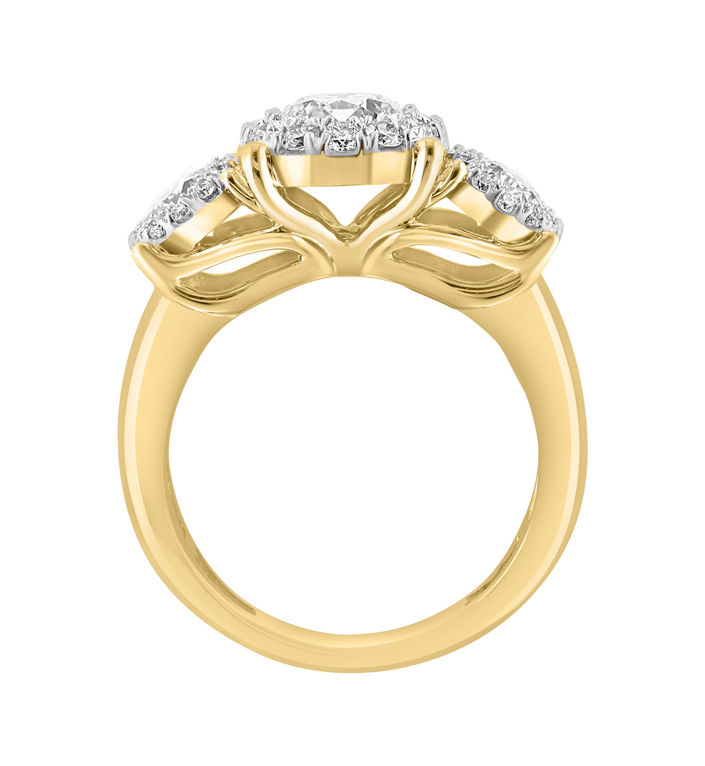 2.89 ct. t.w. Lab Grown Diamond Ring in 14K Yellow Gold