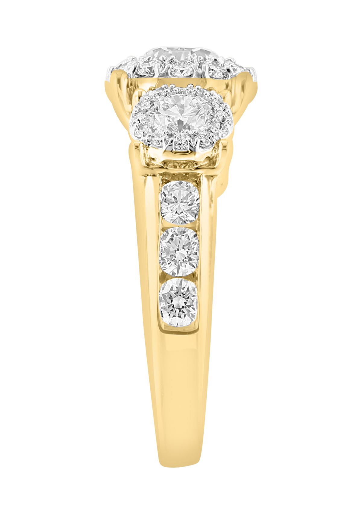 2.89 ct. t.w. Lab Grown Diamond Ring in 14K Yellow Gold