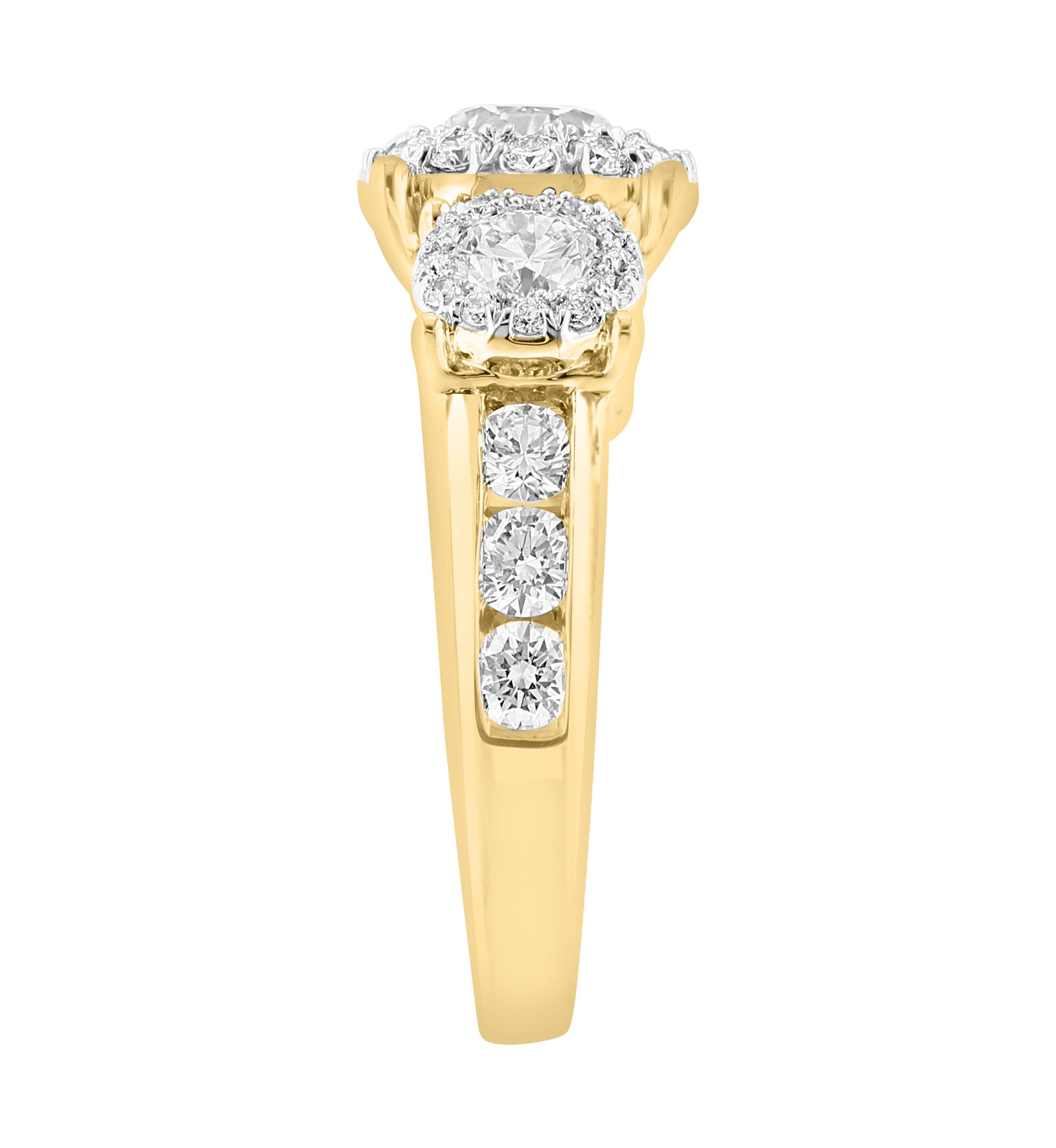 2.89 ct. t.w. Lab Grown Diamond Ring in 14K Yellow Gold