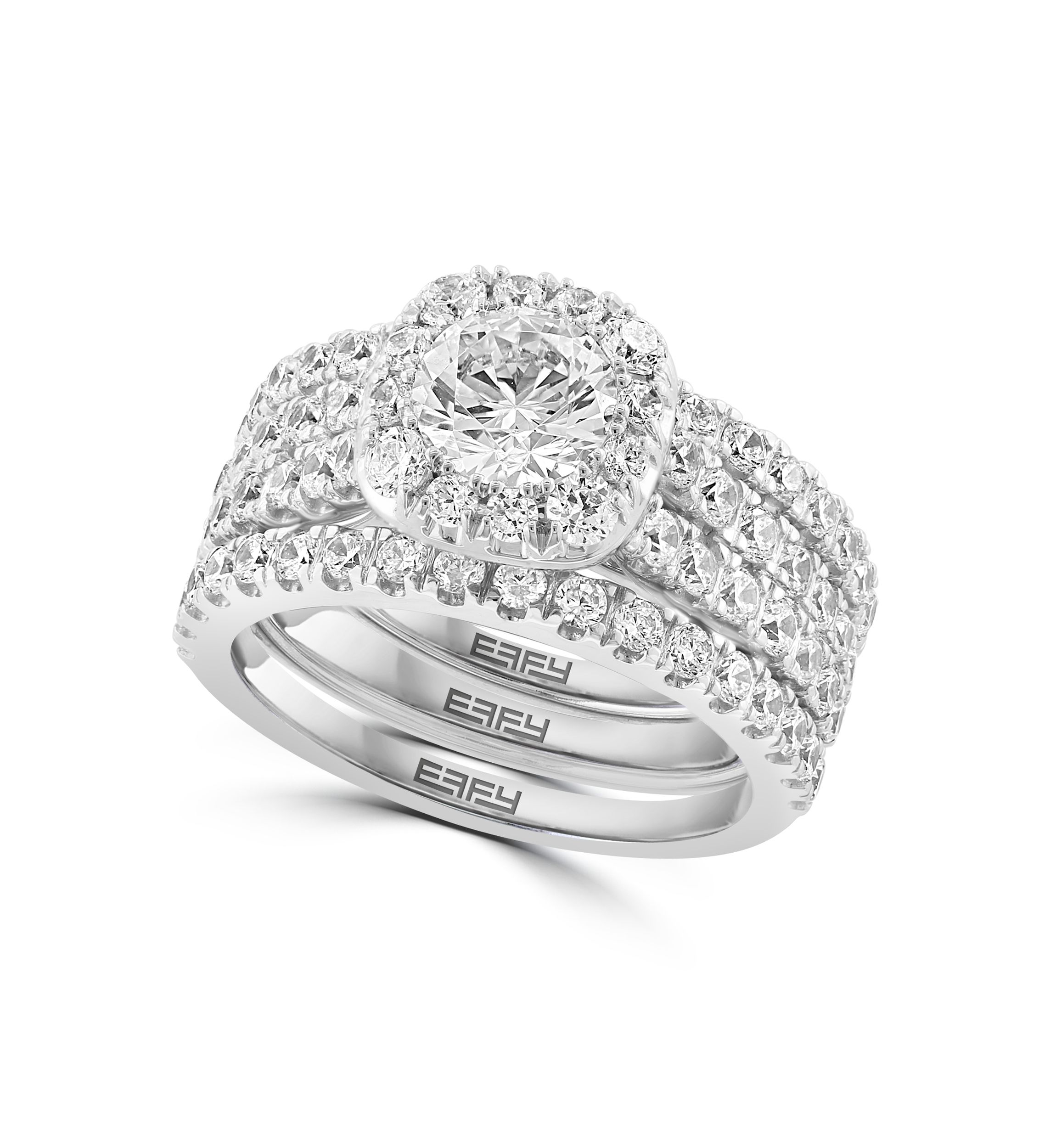 2.91 ct. t.w. Lab Grown Diamond Ring in 14K White Gold