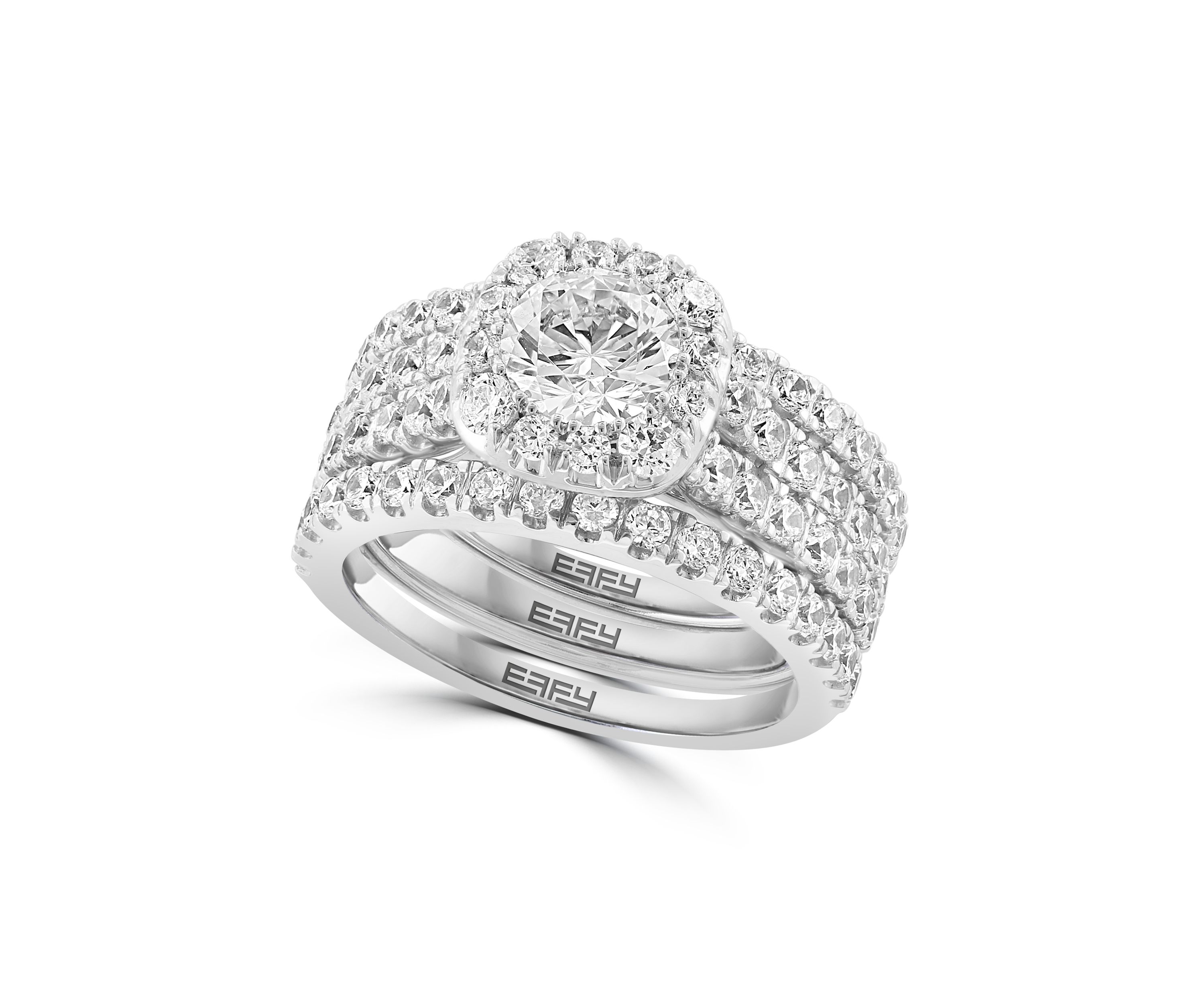 2.91 ct. t.w. Lab Grown Diamond Ring in 14K White Gold