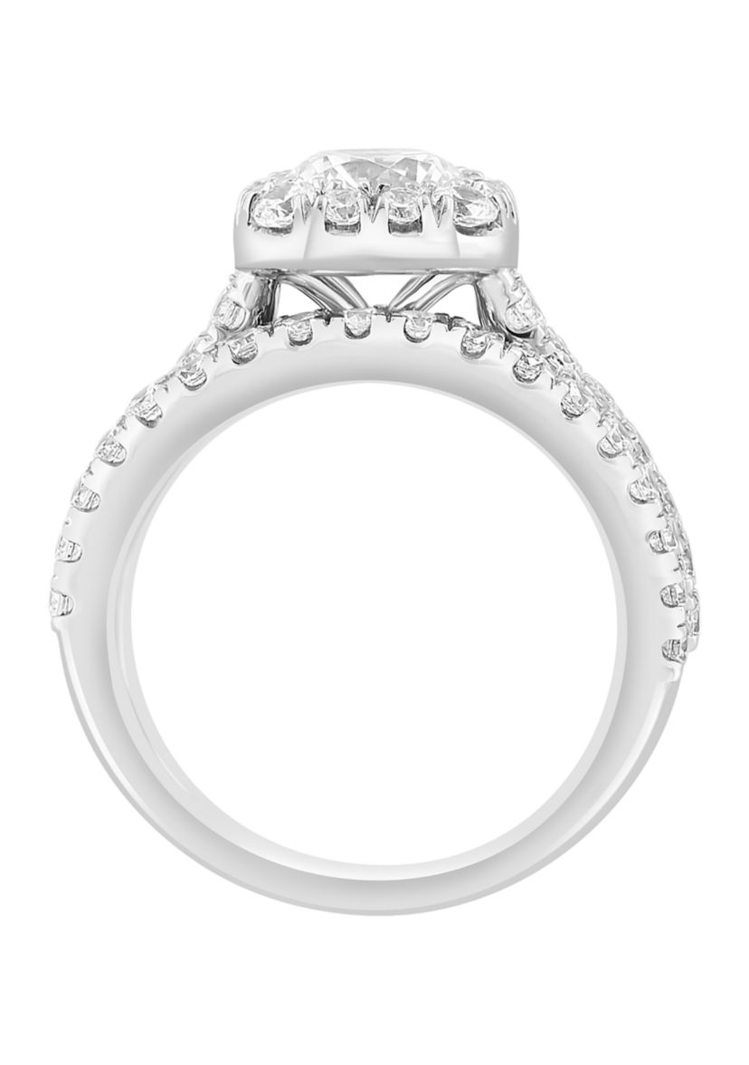 2.91 ct. t.w. Lab Grown Diamond Ring in 14K White Gold