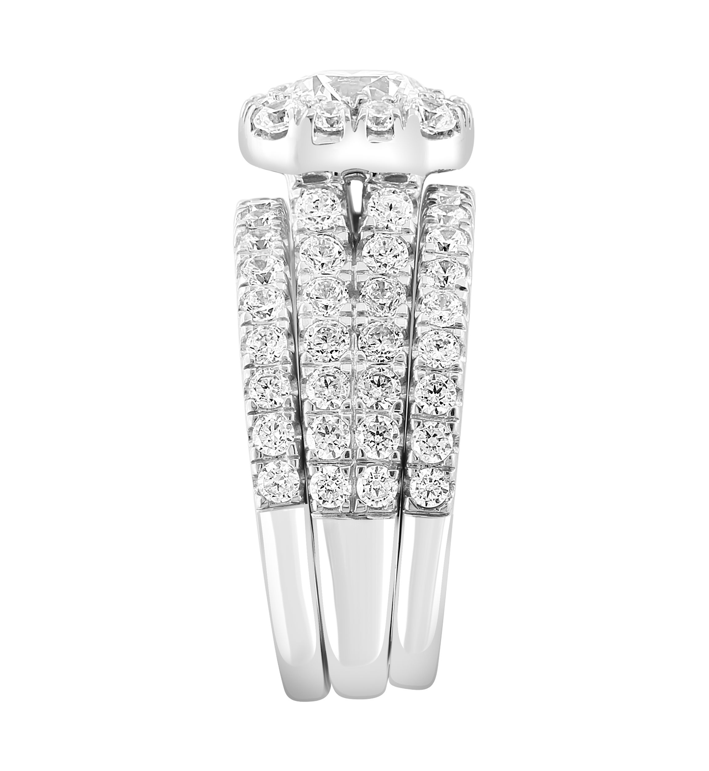 2.91 ct. t.w. Lab Grown Diamond Ring in 14K White Gold