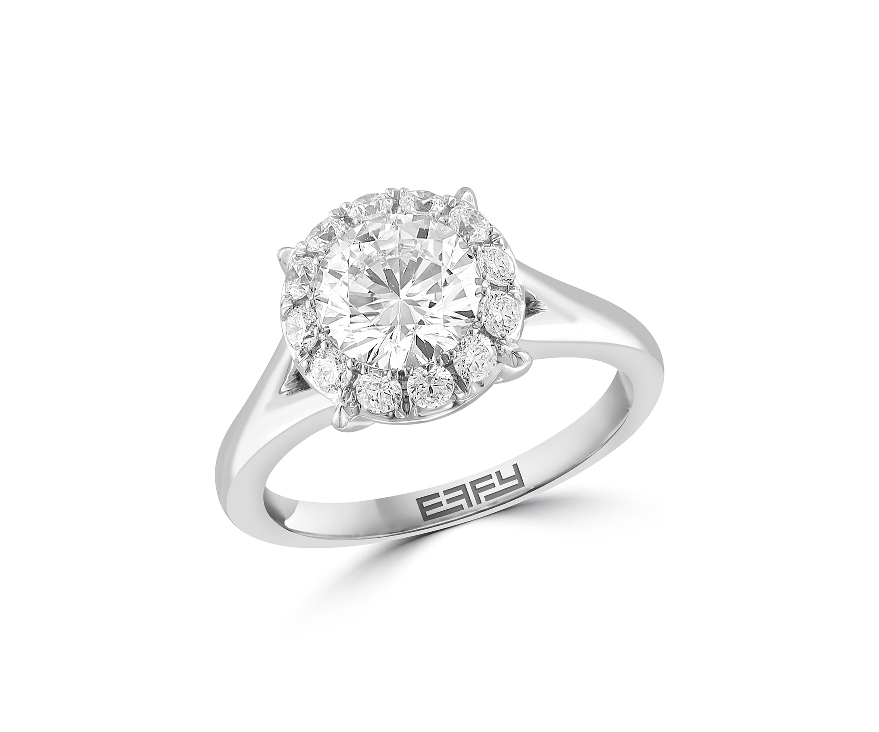 Lab Created Diamond Ring in 14K White Gold