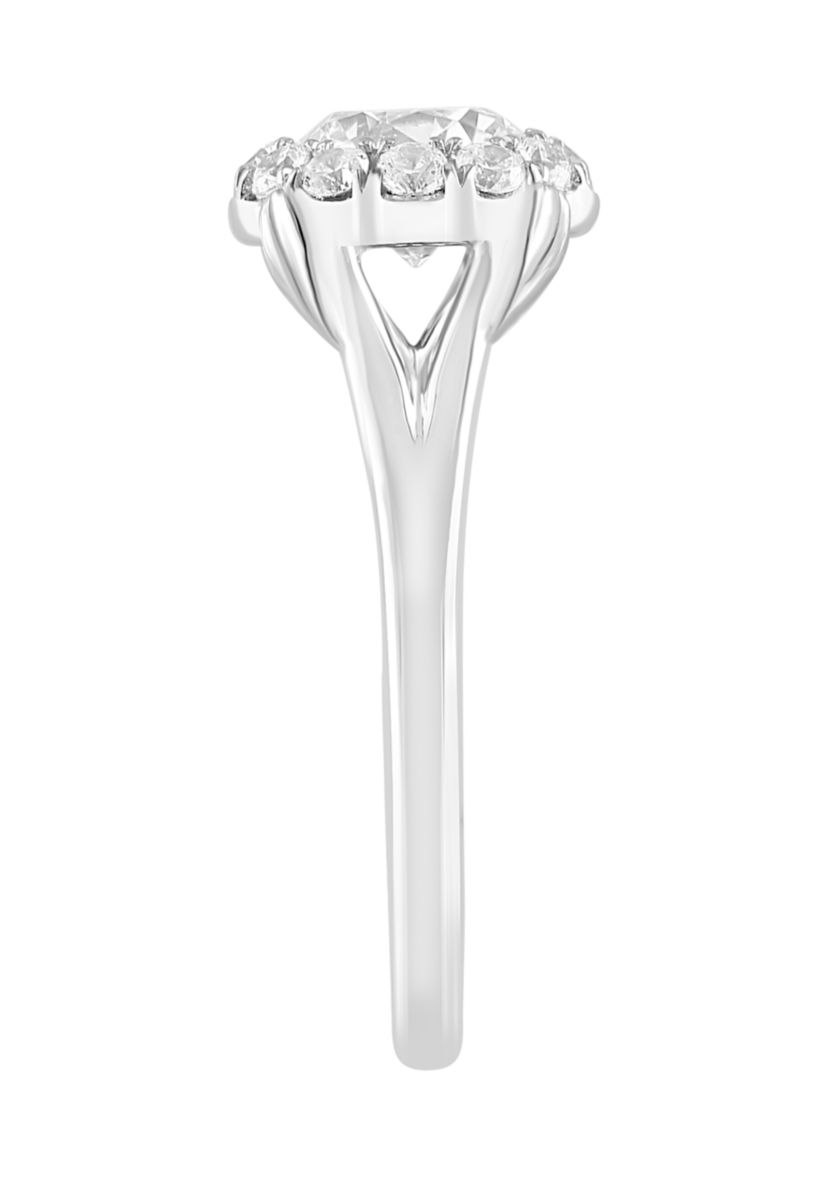 Lab Created Diamond Ring in 14K White Gold