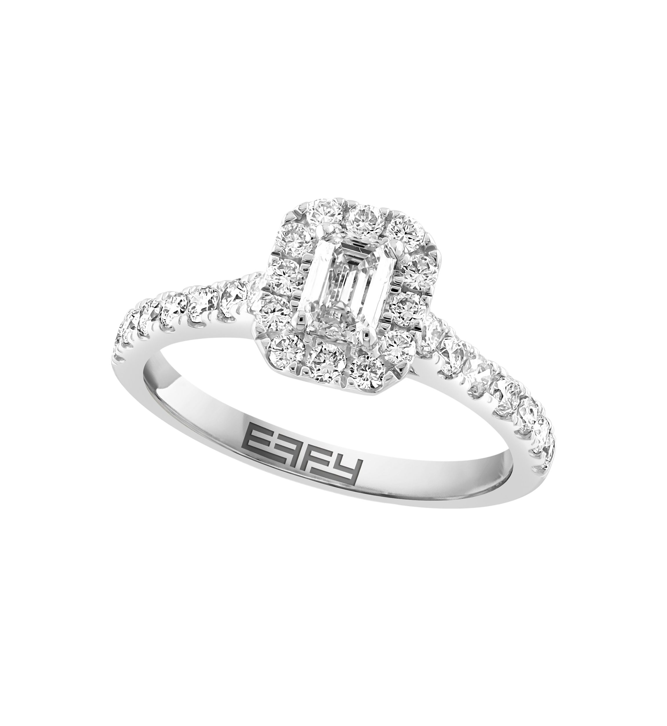 Lab Grown Diamond Ring in 14K White Gold