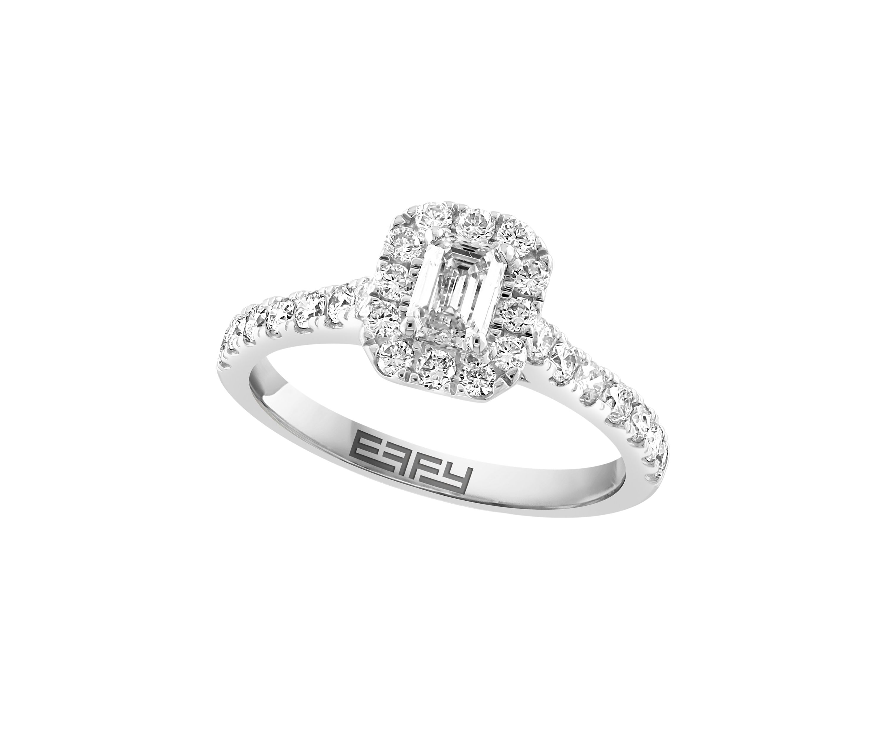 Lab Grown Diamond Ring in 14K White Gold