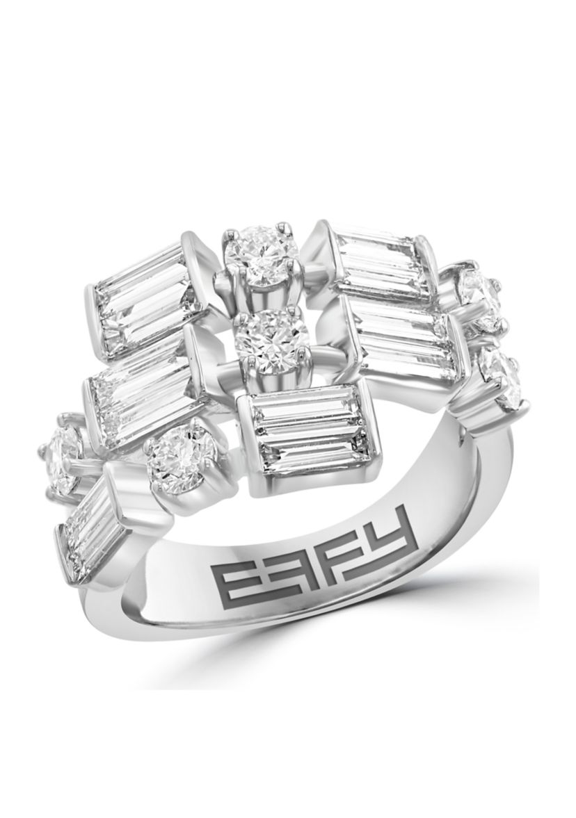 Lab Grown Diamond Ring in 14K White Gold