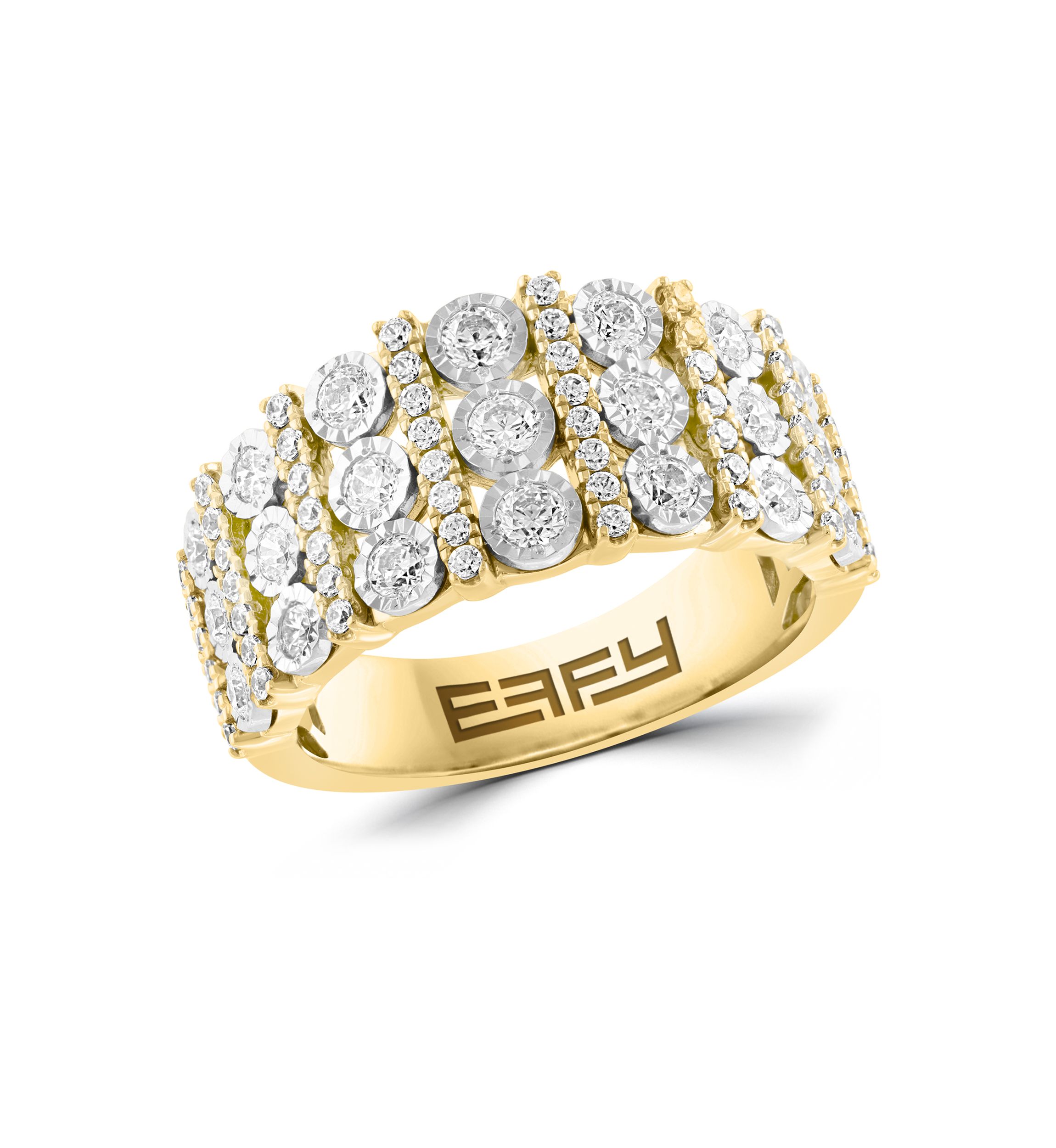 14K White Gold & Yellow Gold Lab Grown Diamond Ring