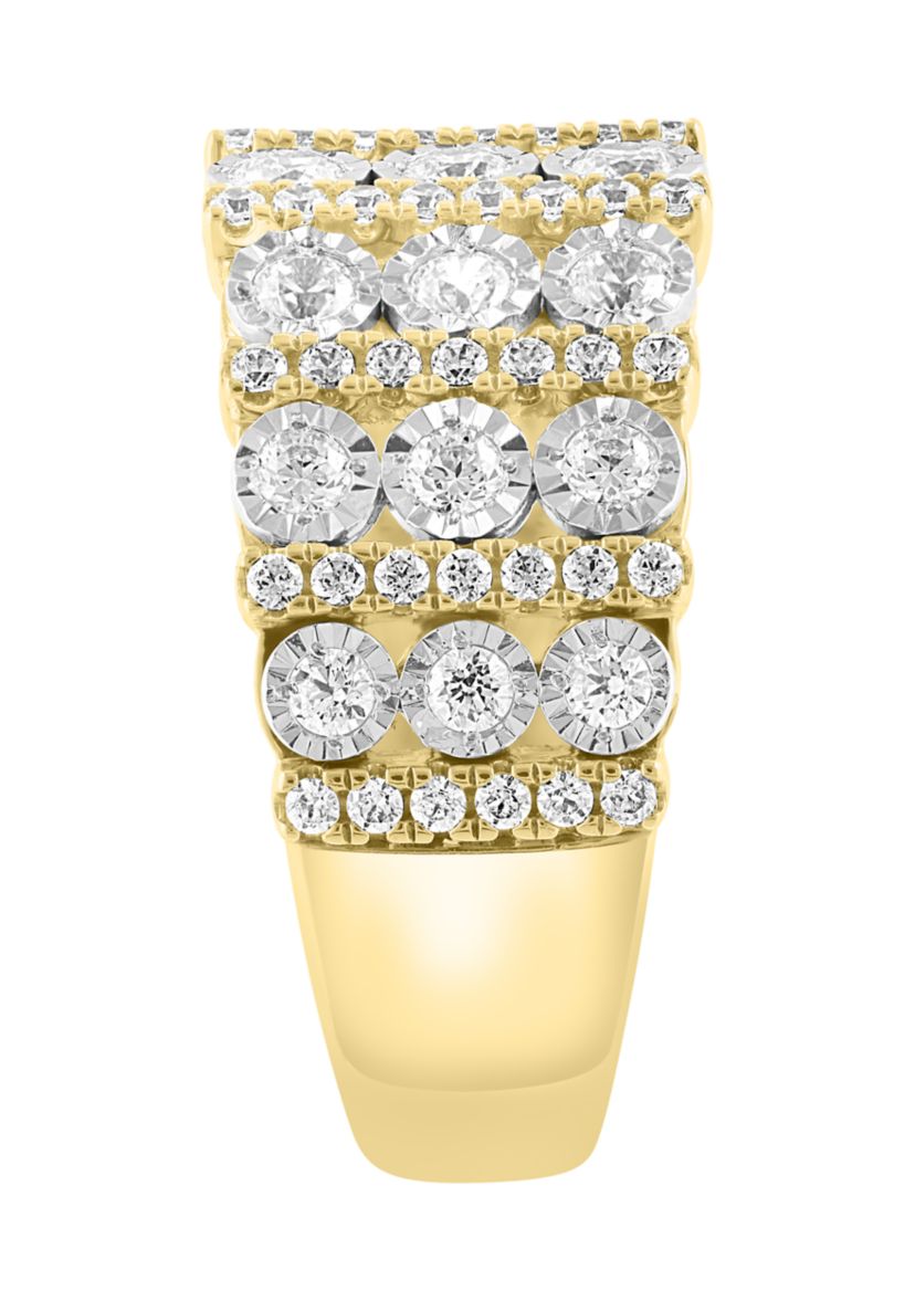 14K White Gold & Yellow Gold Lab Grown Diamond Ring