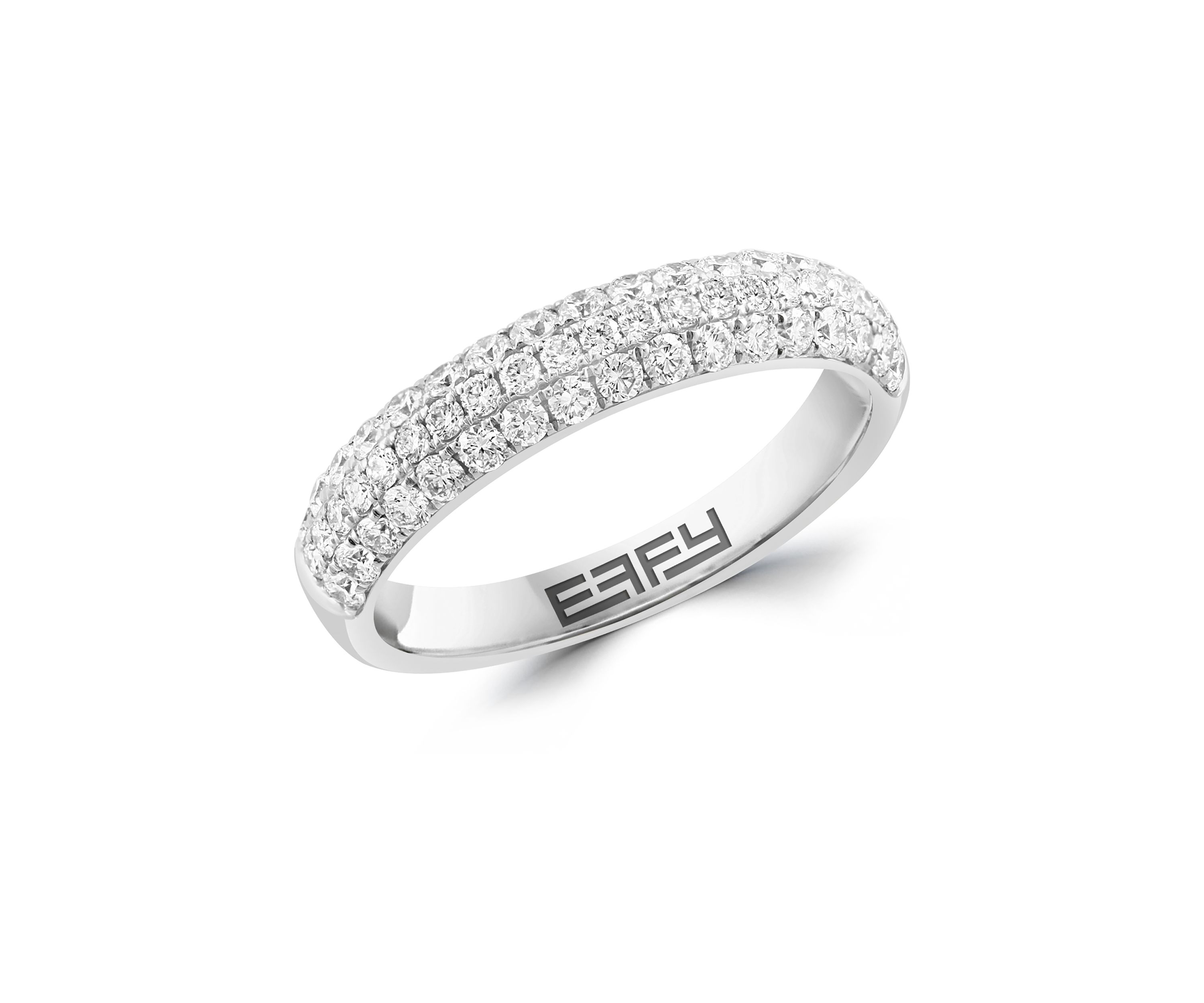  14K White Gold Lab Grown Diamond Ring