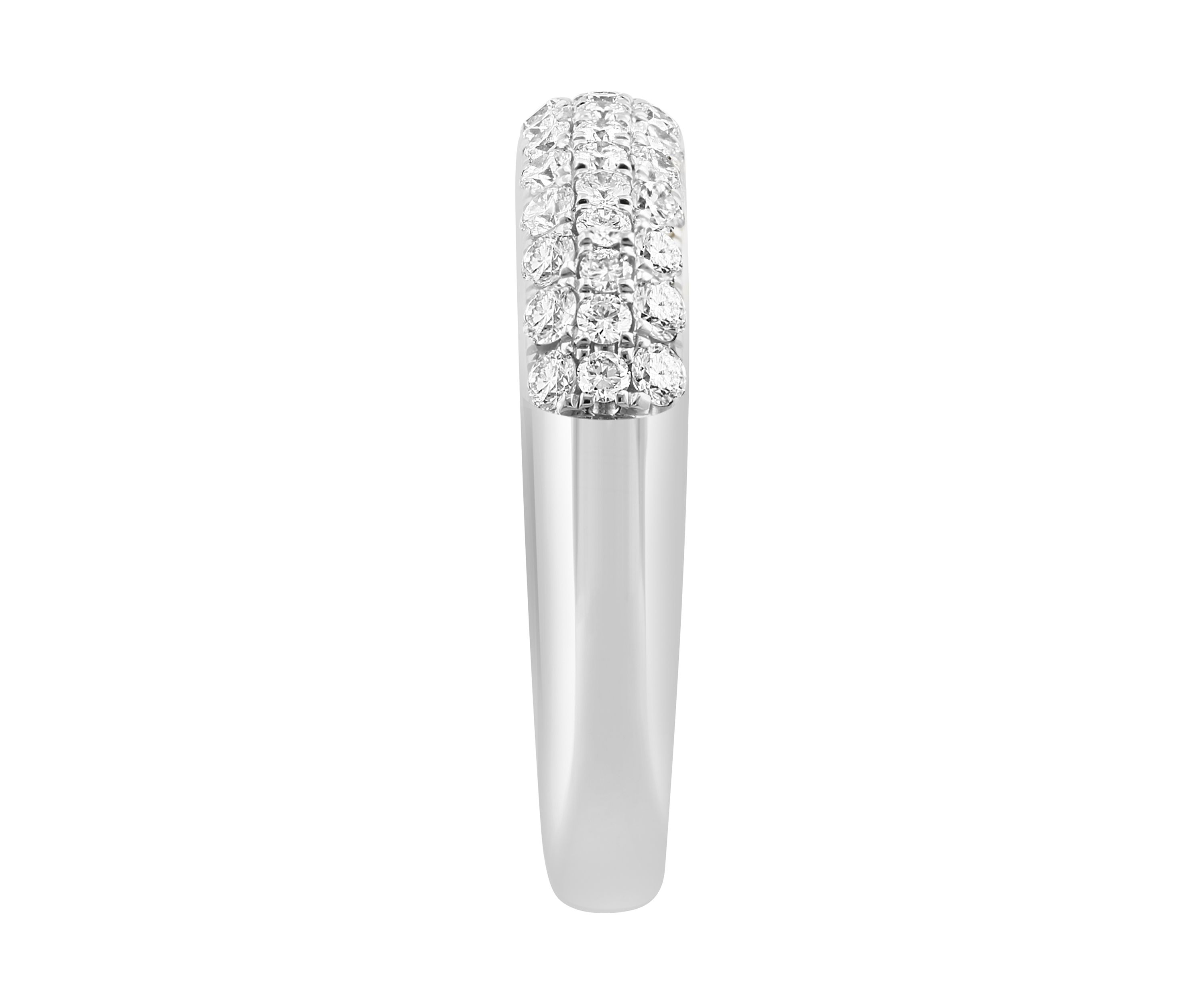  14K White Gold Lab Grown Diamond Ring