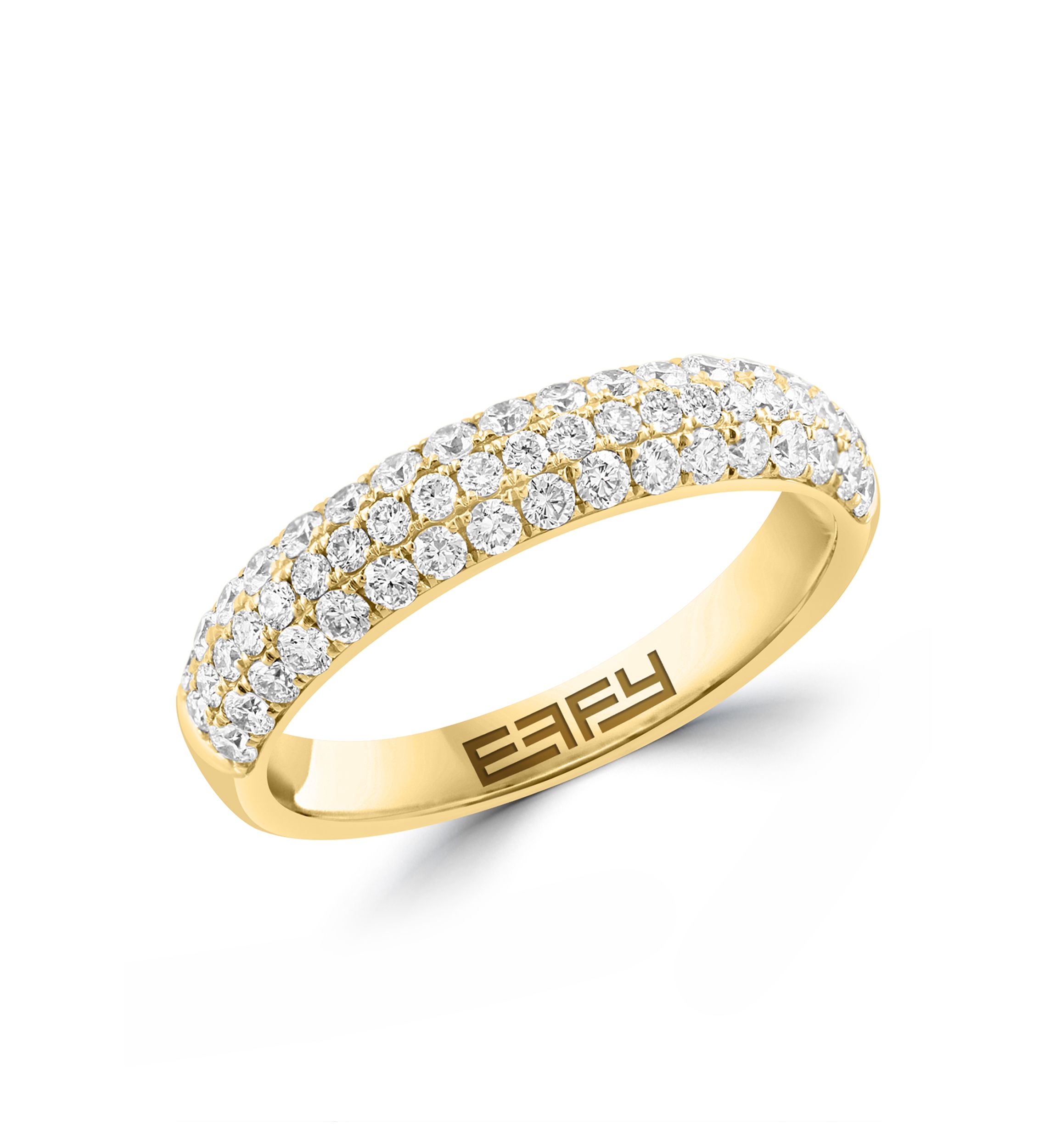 Lab Grown Diamond Ring in 14K Yellow Gold