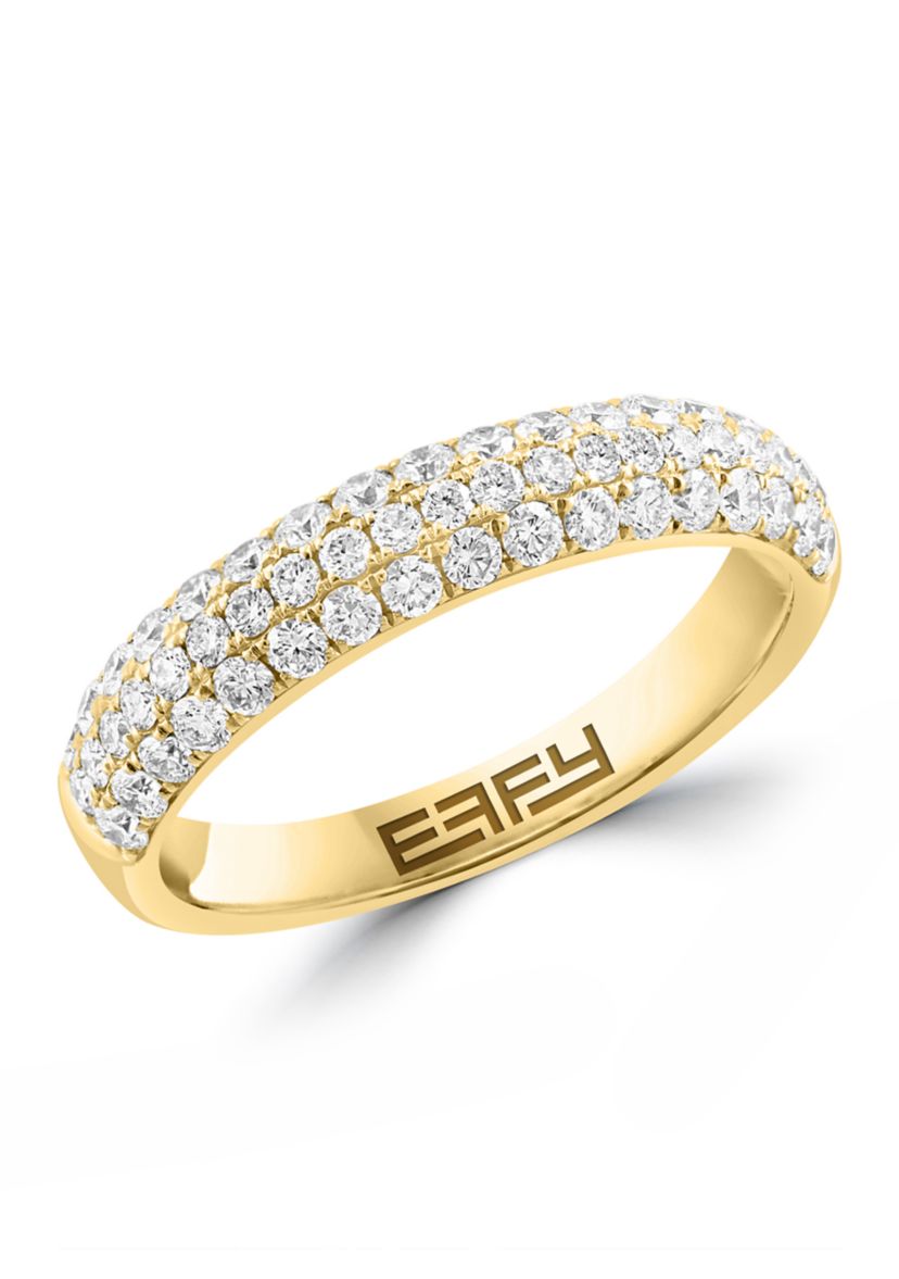 Lab Grown Diamond Ring in 14K Yellow Gold