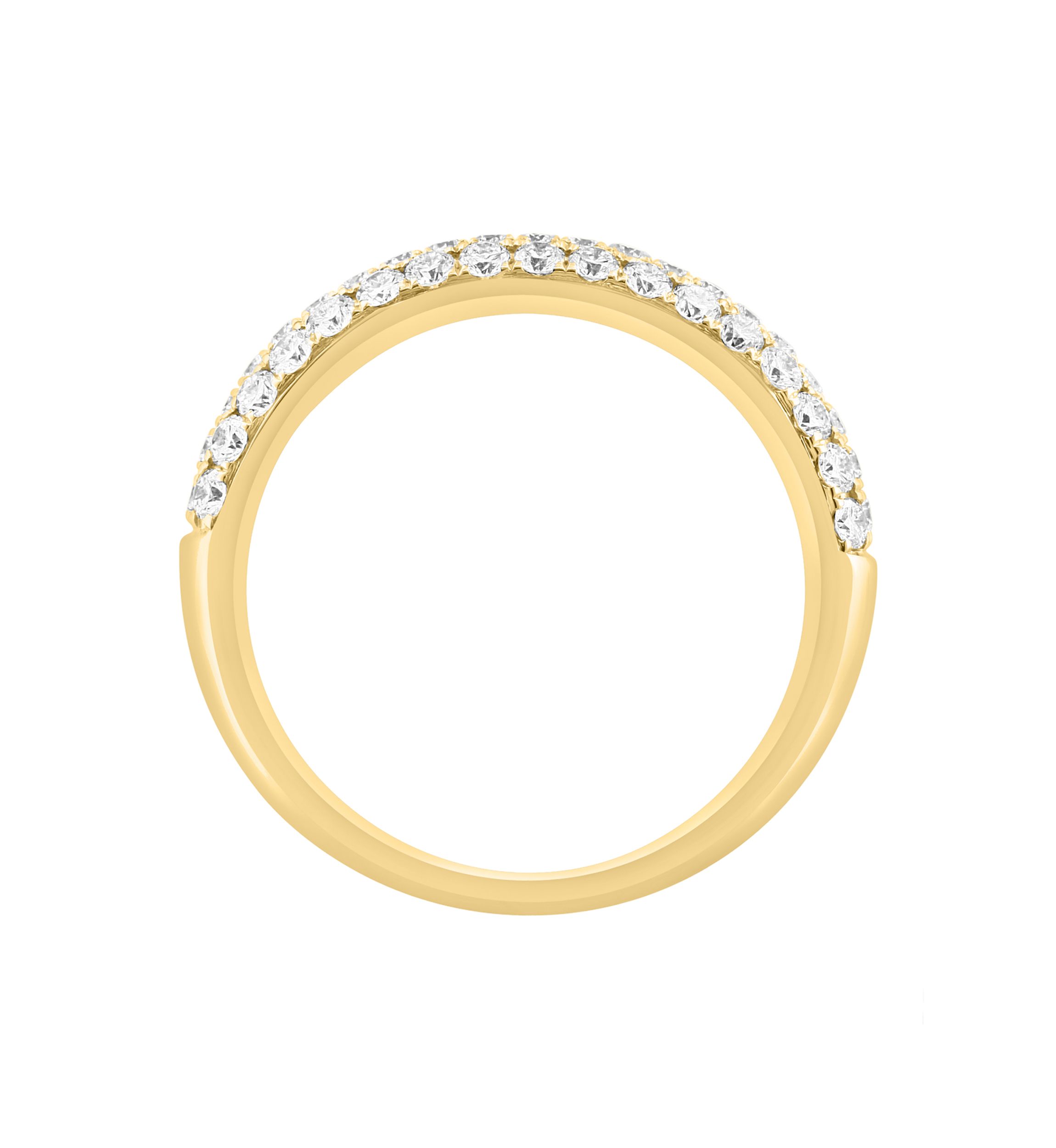 Lab Grown Diamond Ring in 14K Yellow Gold