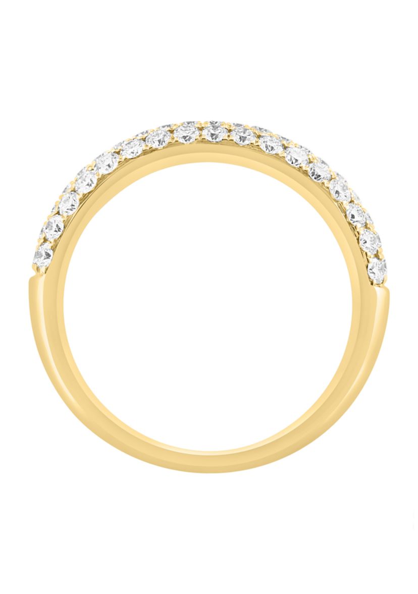 Lab Grown Diamond Ring in 14K Yellow Gold