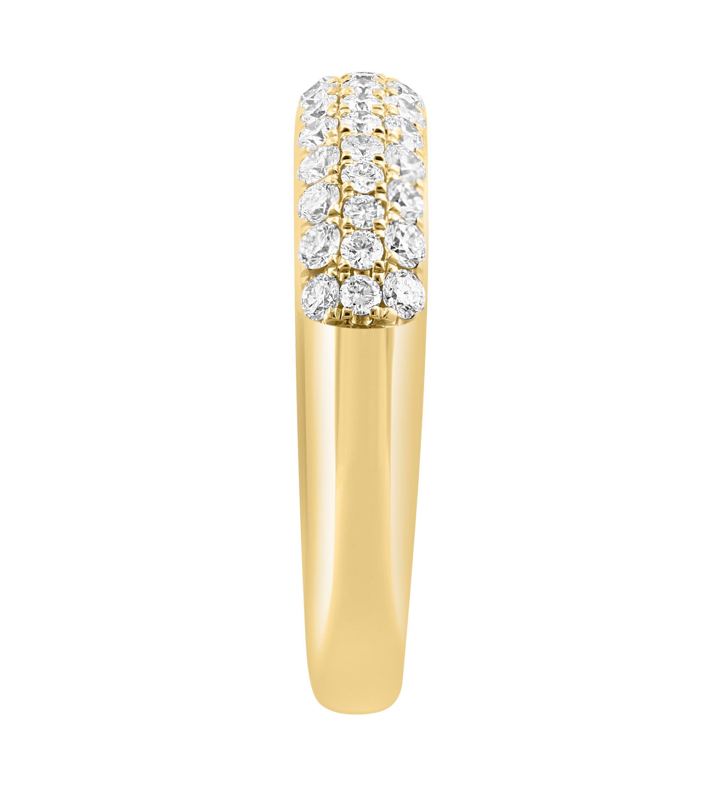 Lab Grown Diamond Ring in 14K Yellow Gold
