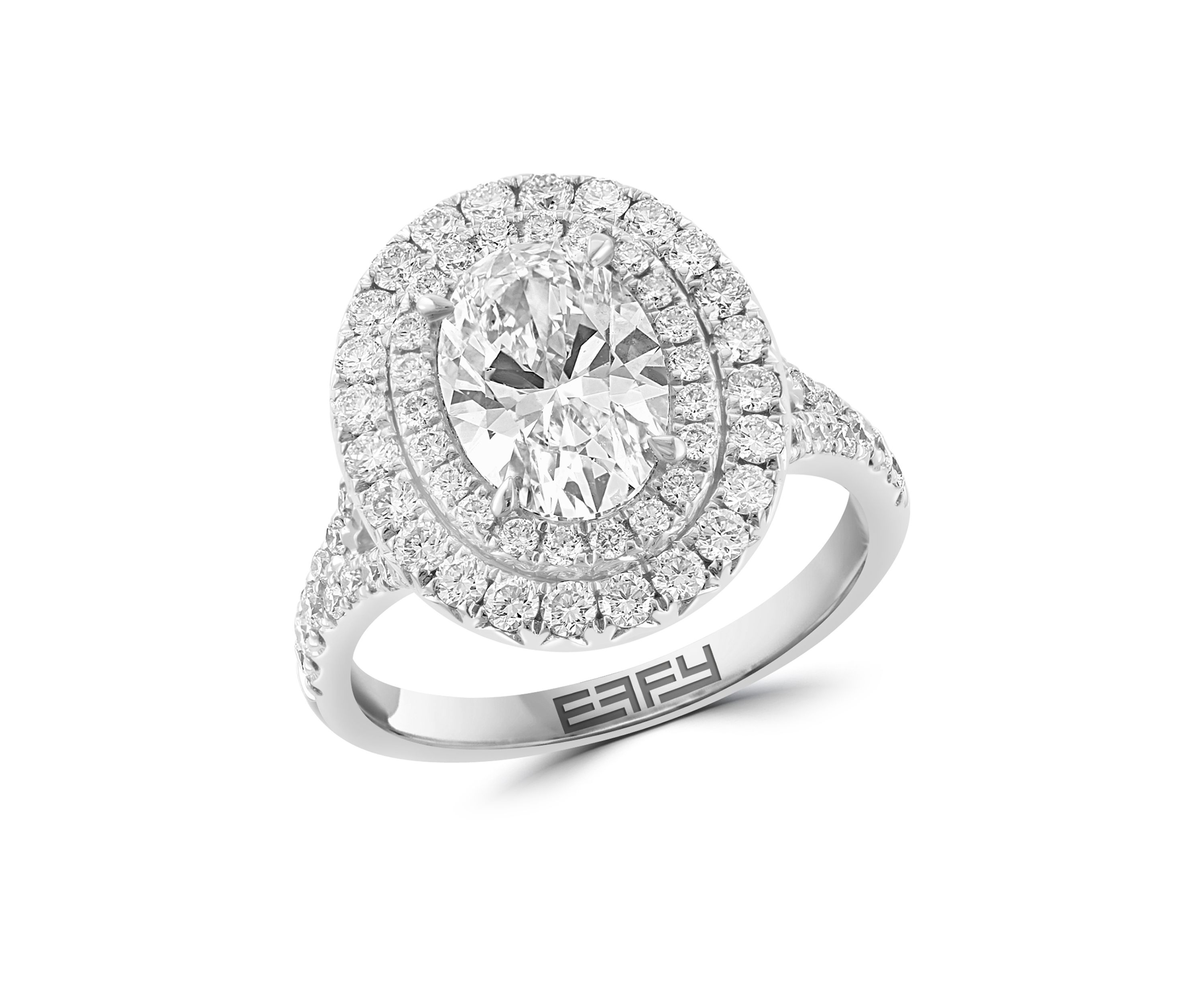 2.94 ct. t.w. Lab Grown Diamond Ring in 14K White Gold