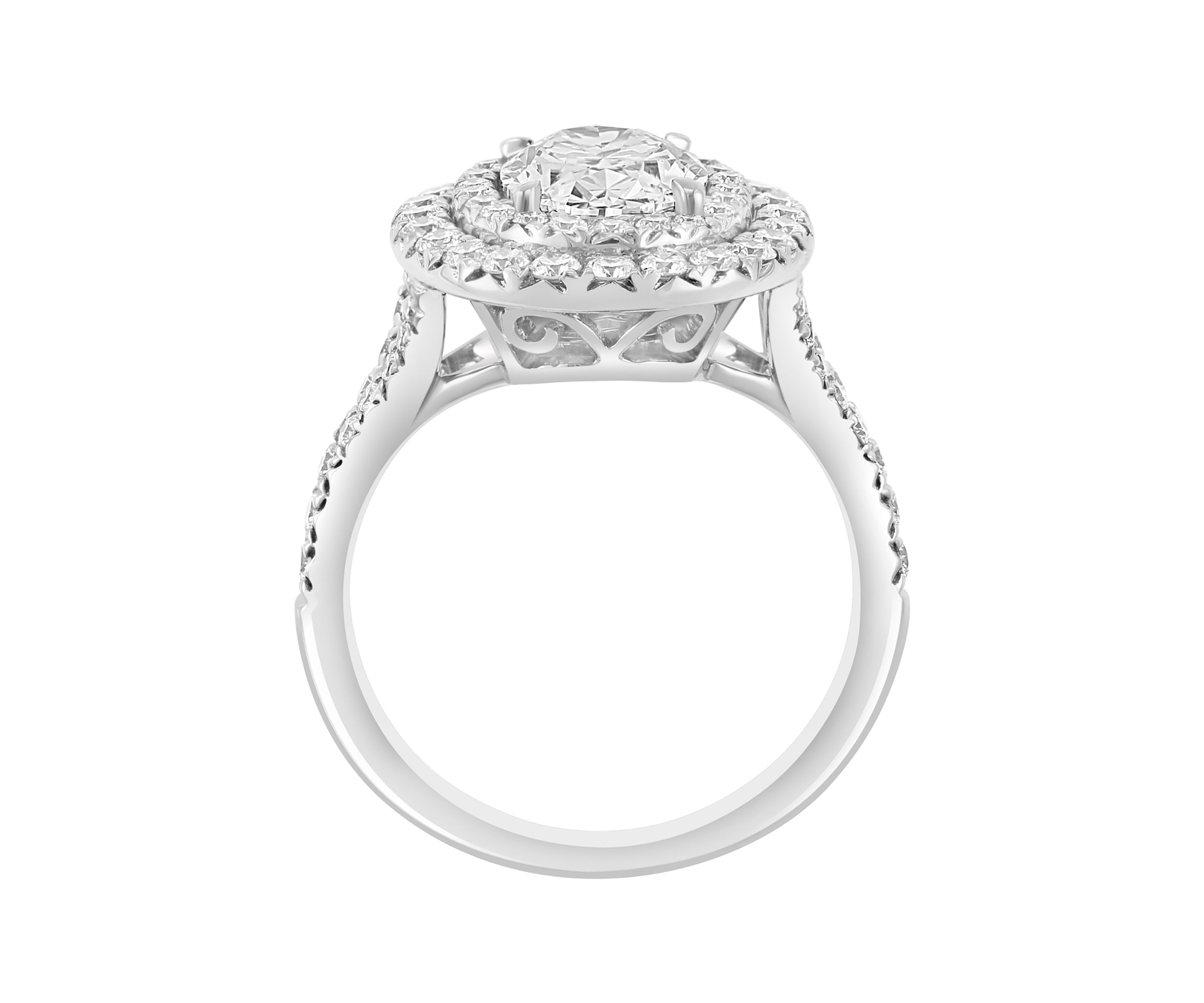 2.94 ct. t.w. Lab Grown Diamond Ring in 14K White Gold