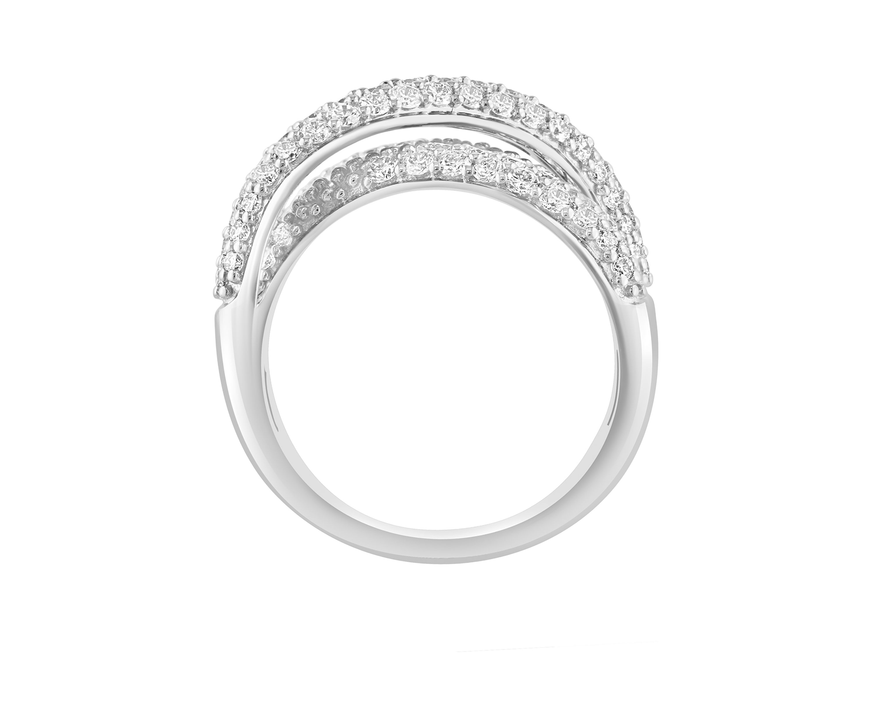 Lab Grown 1.74 ct. t.w. Diamond Ring in 14K White Gold