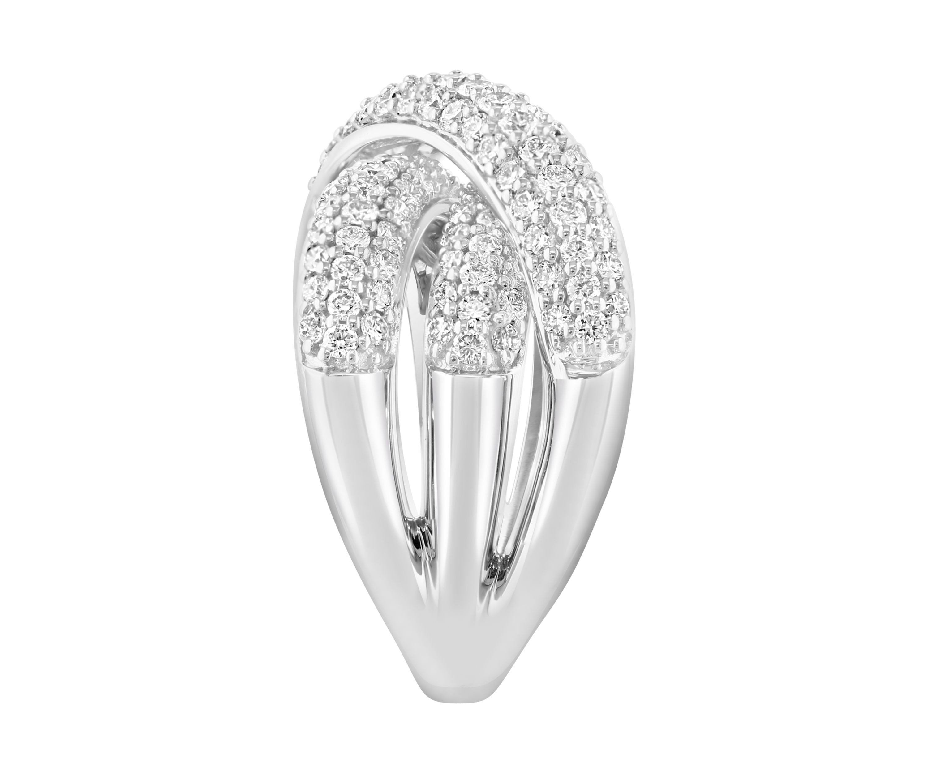 Lab Grown 1.74 ct. t.w. Diamond Ring in 14K White Gold