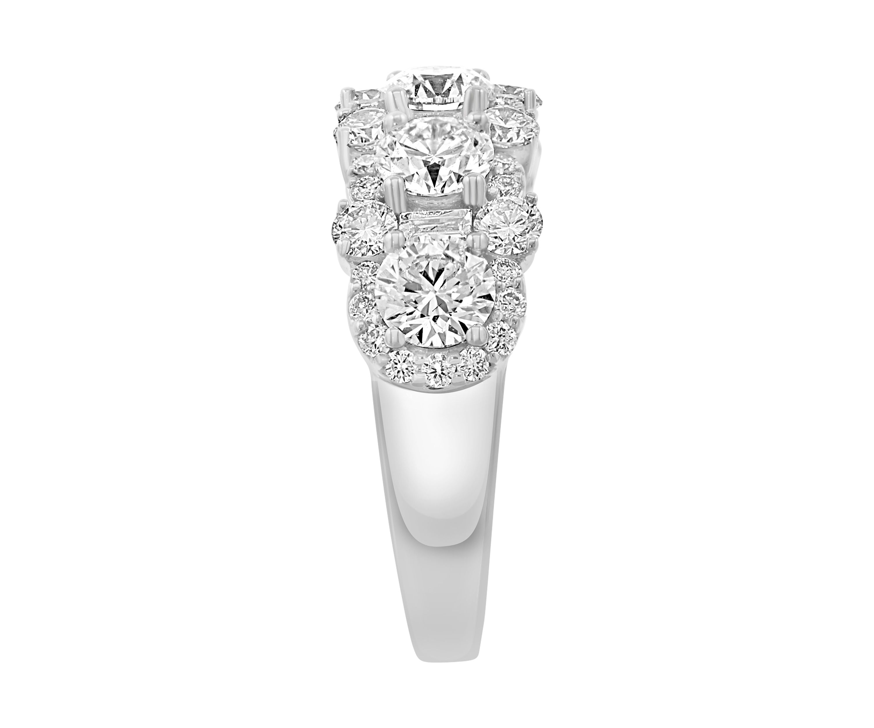 2.44 ct. t.w. Lab Grown Diamond Ring in 14K White Gold