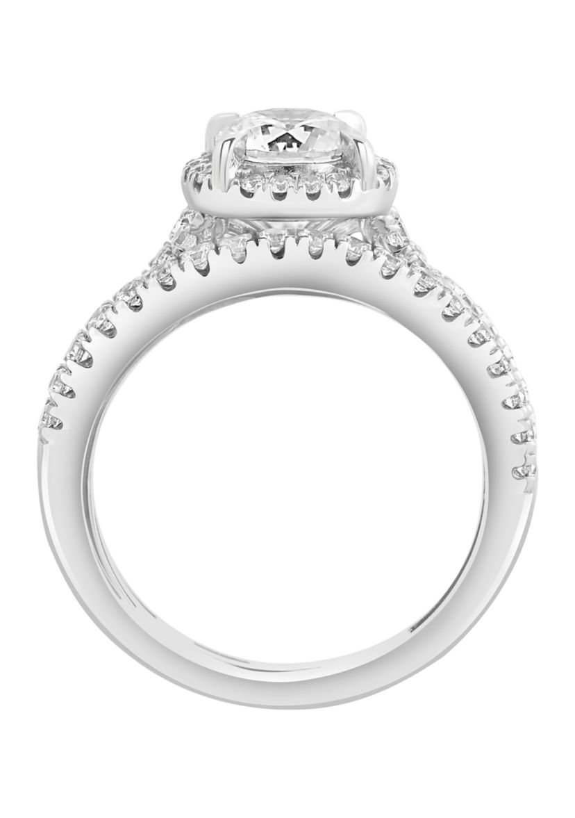 1.94 ct. t.w. Lab Grown Diamond Bridal Set Ring in 14K White Gold