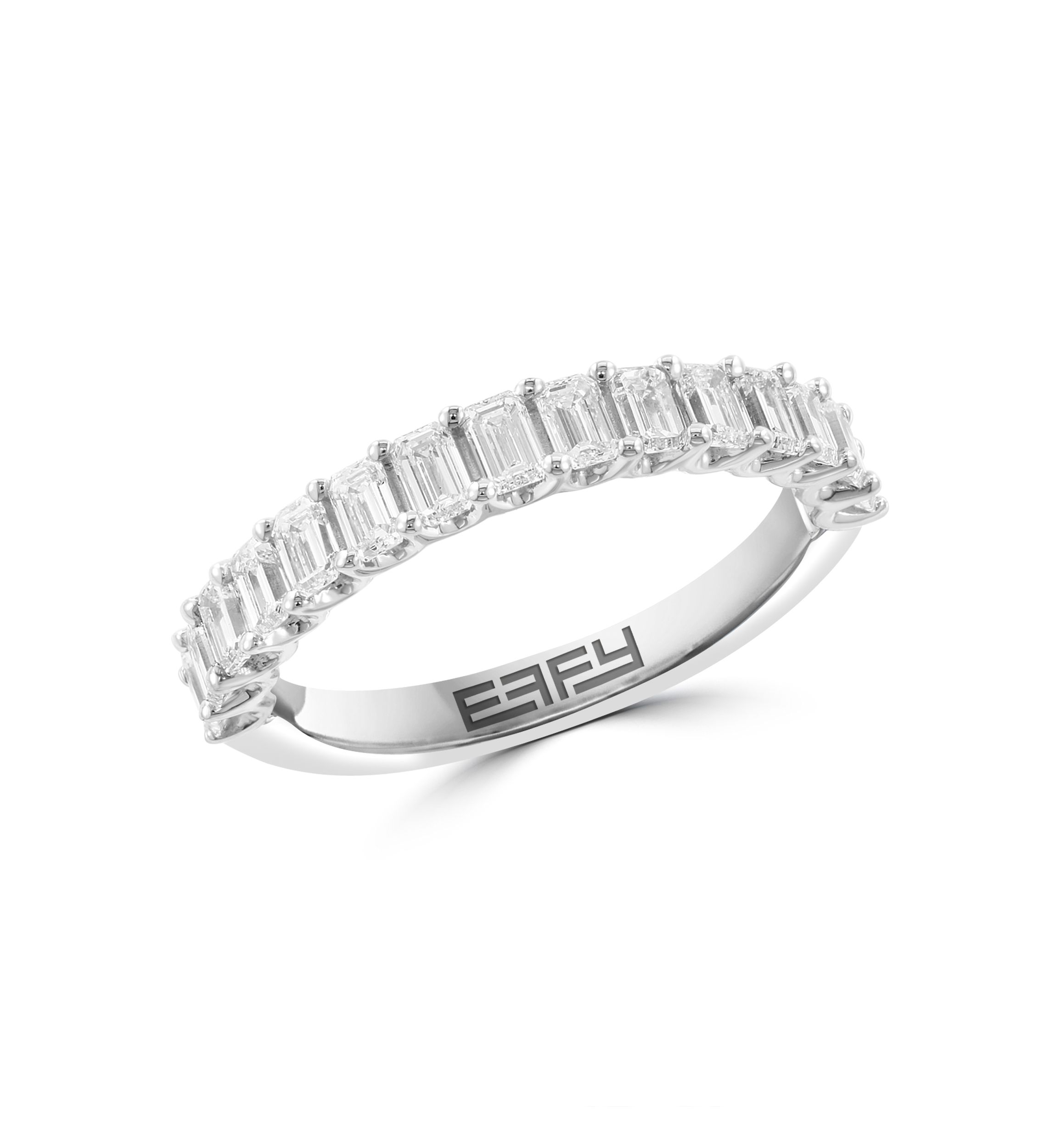 9/10 ct. t.w. Lab Grown Diamond Ring in 14K White Gold