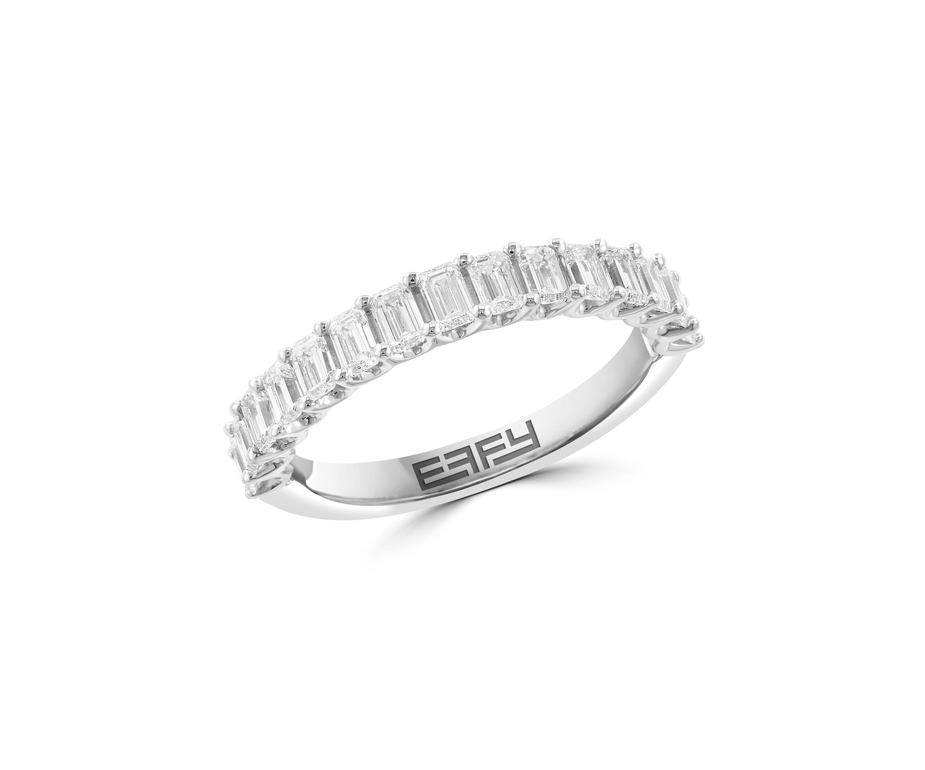 9/10 ct. t.w. Lab Grown Diamond Ring in 14K White Gold