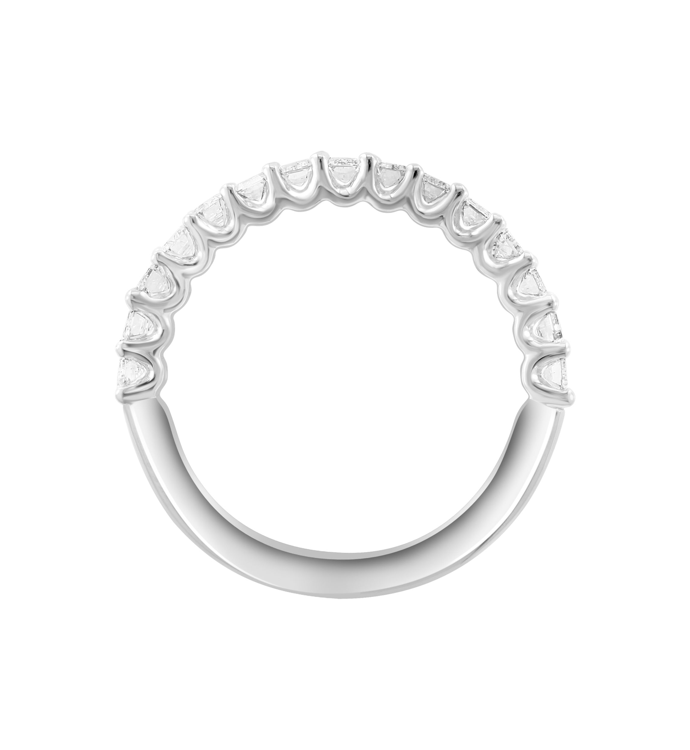 9/10 ct. t.w. Lab Grown Diamond Ring in 14K White Gold