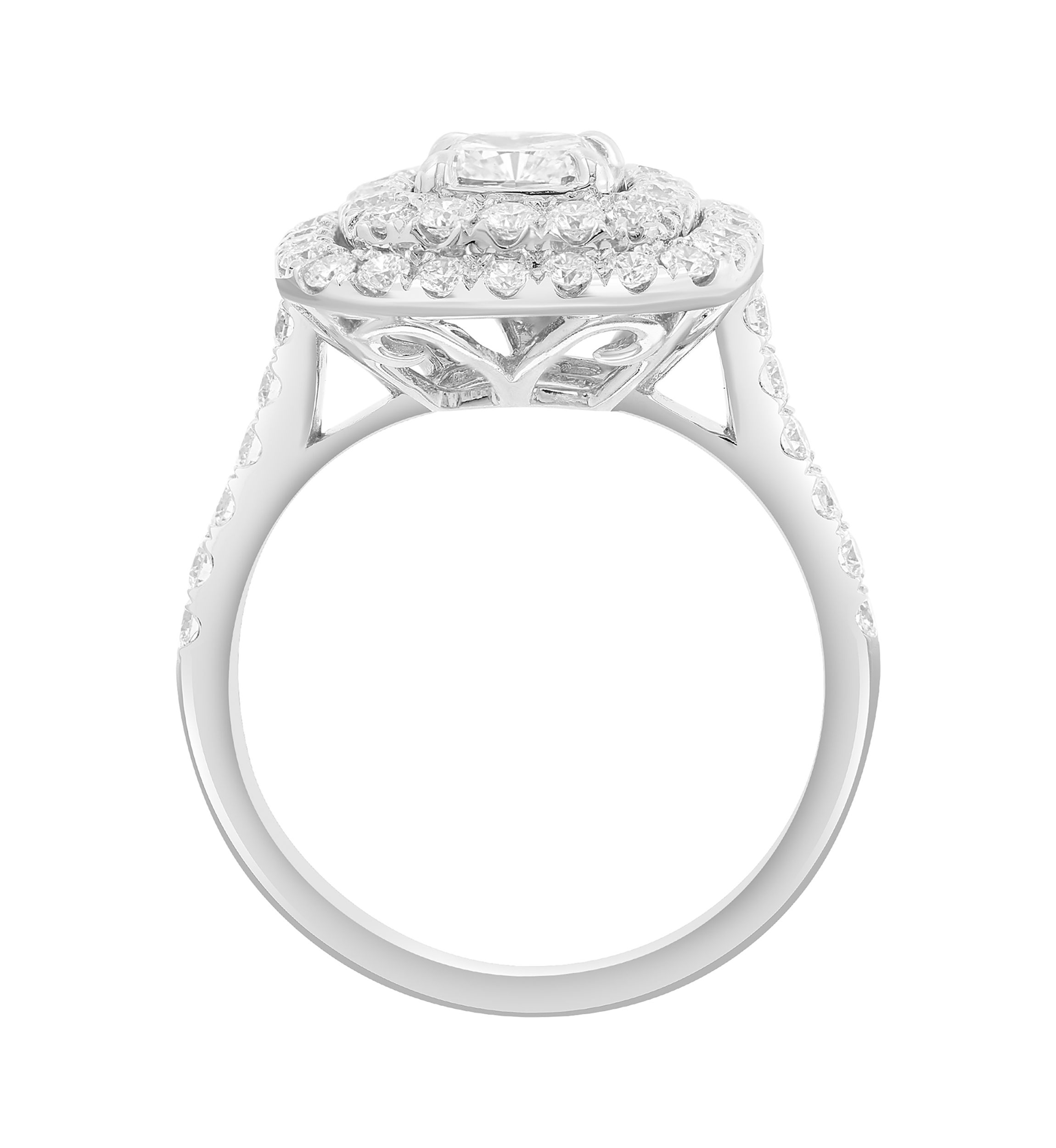 1.49 ct. t.w. Lab-Grown Diamond Ring in 14K White Gold 